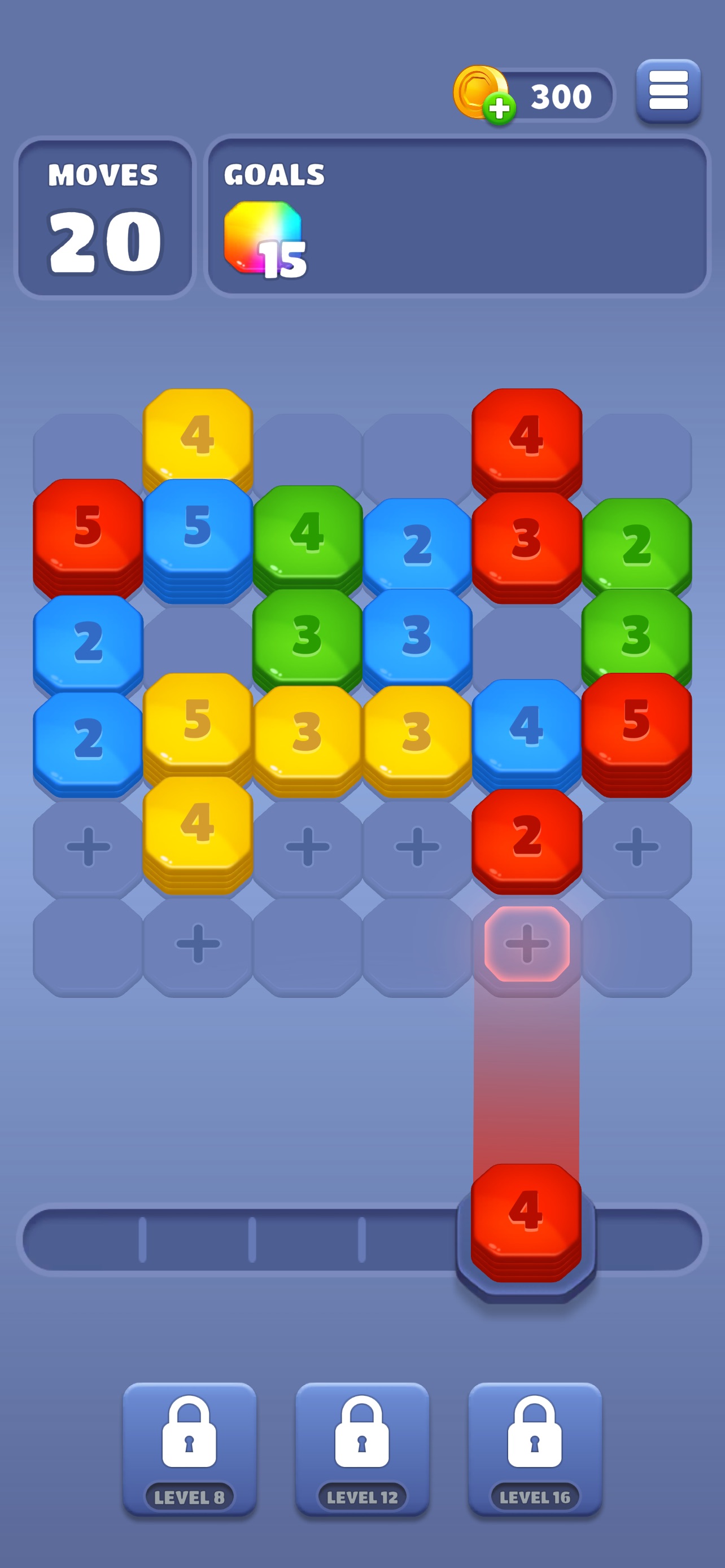 Captura de ecrã 1 da app Throw Blocks!