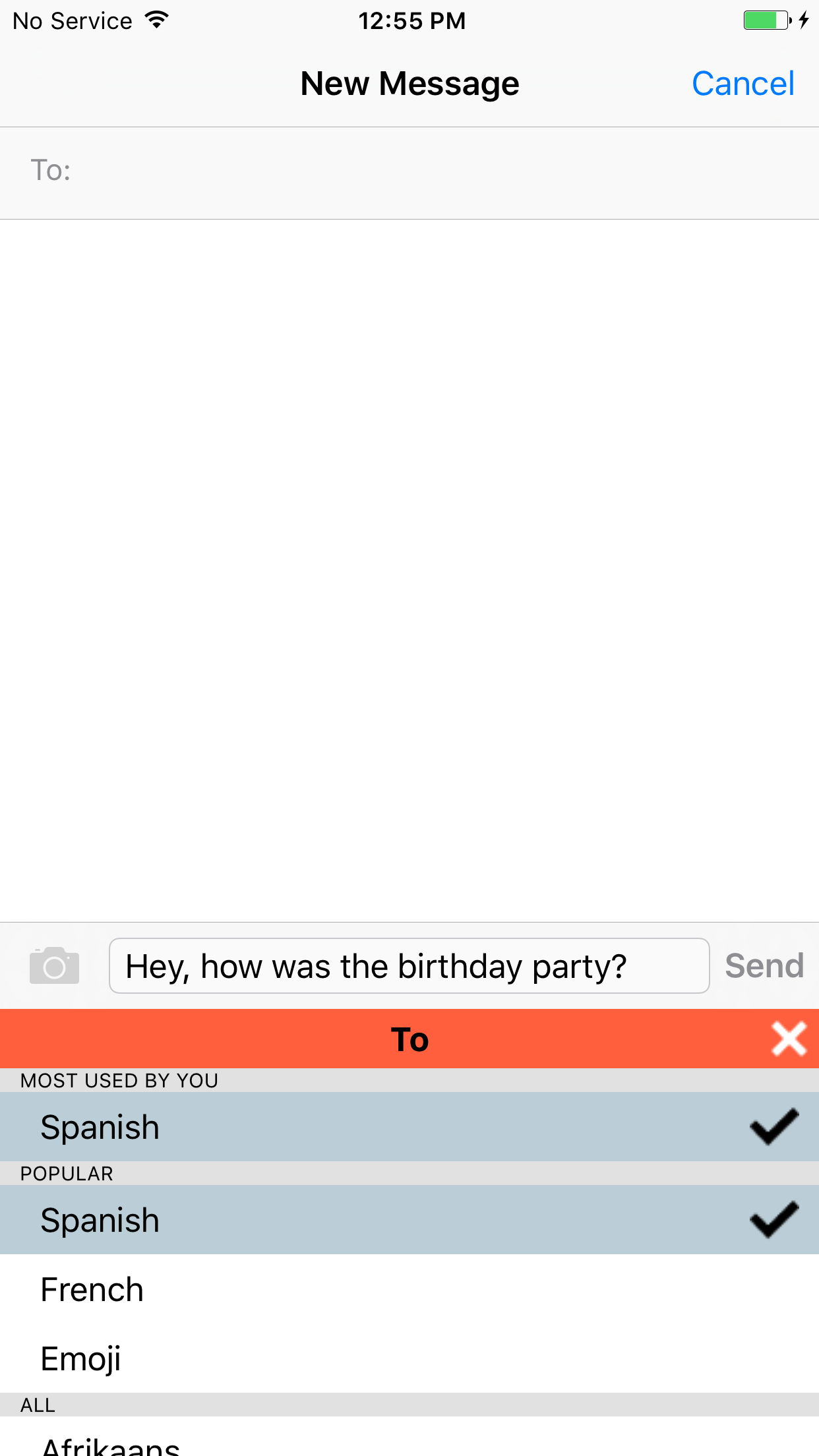 Captura de ecrã 3 da app PolySpeak