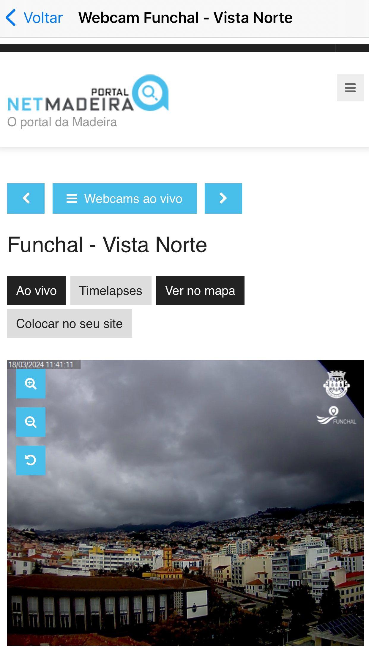 Captura de ecrã 3 da app Madeira Weather