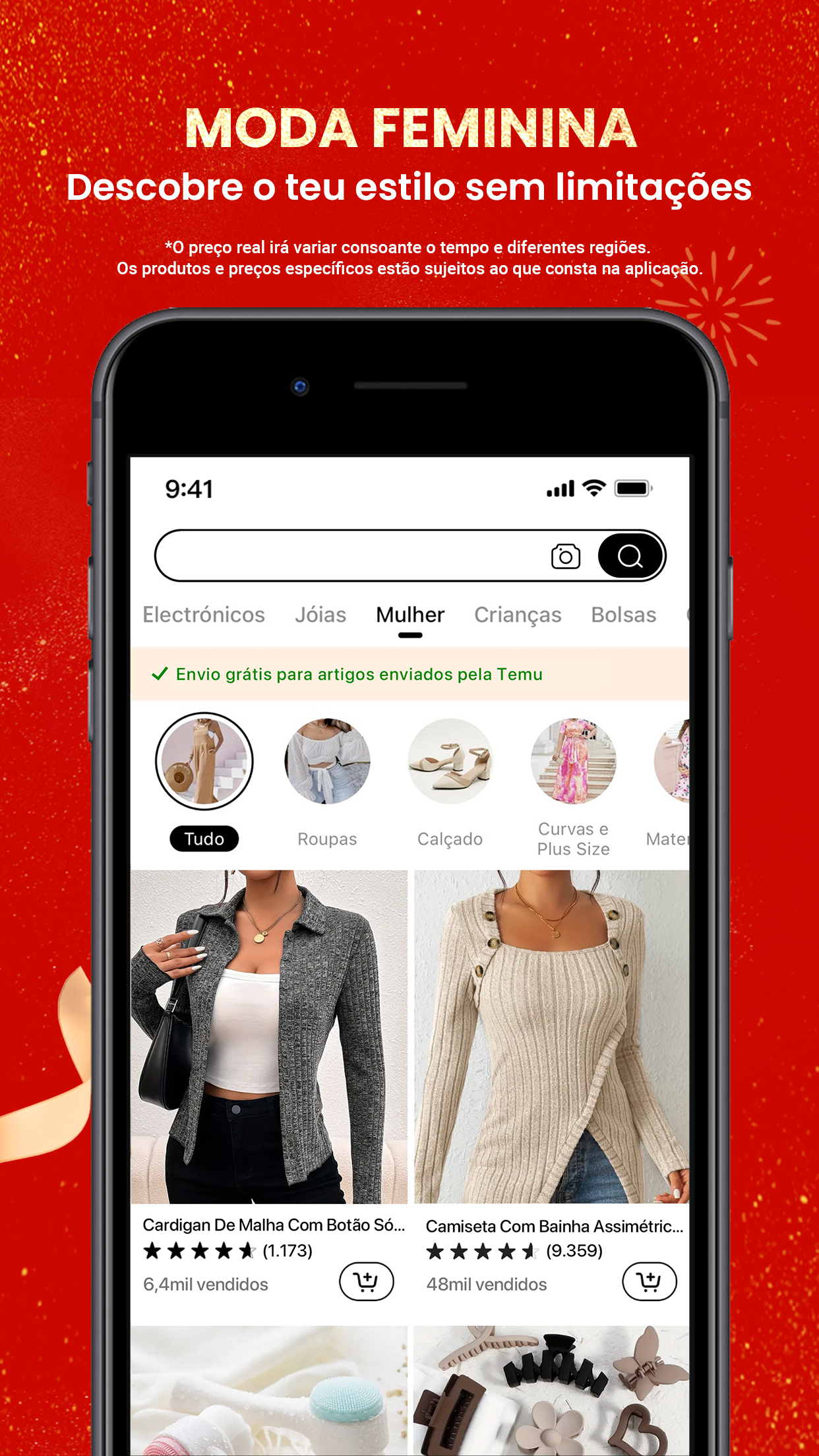 Captura de ecrã 2 da app Temu:Compre como um bilionário
