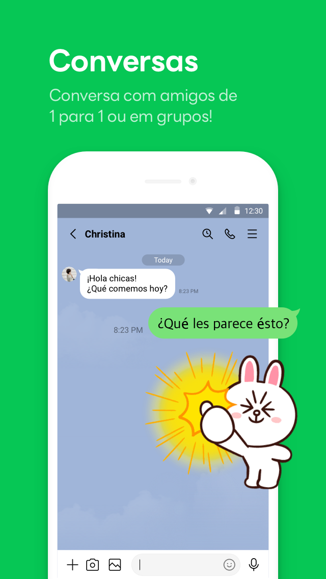 Captura de ecrã 1 da app LINE: Chamadas e Conversas