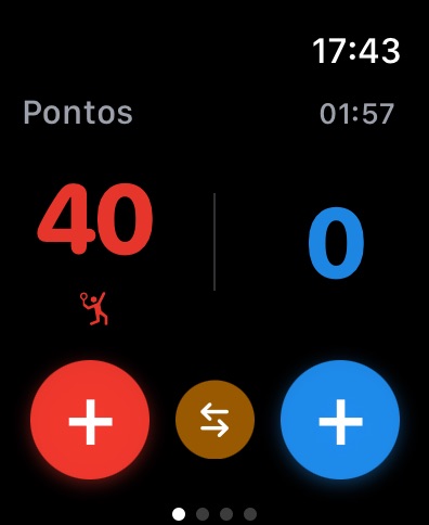 Captura de ecrã 1 da app Placar Beach Tennis