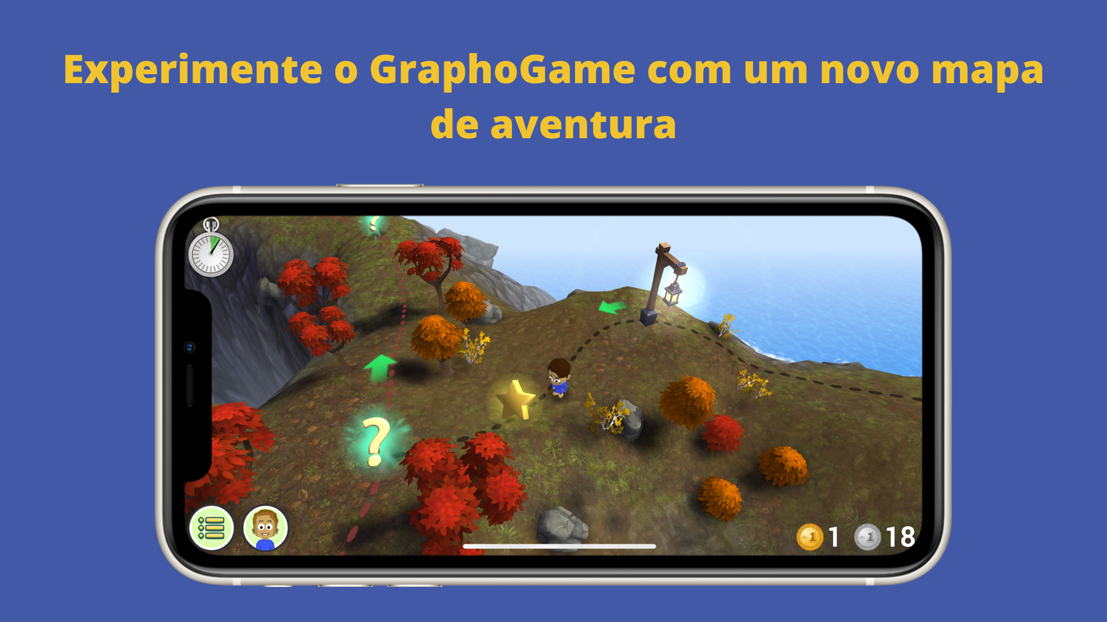 Captura de ecrã 1 da app GraphoGame Brasil