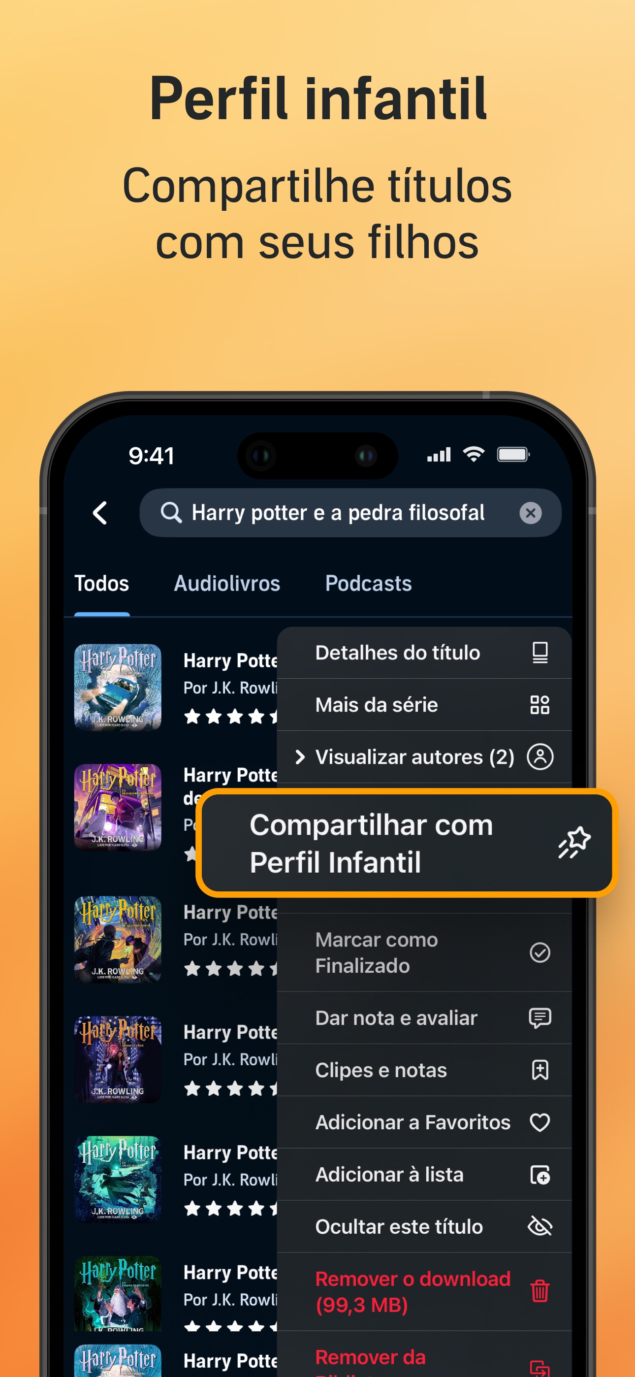 Captura de ecrã 4 da app Audible: Audiobooks & Podcasts