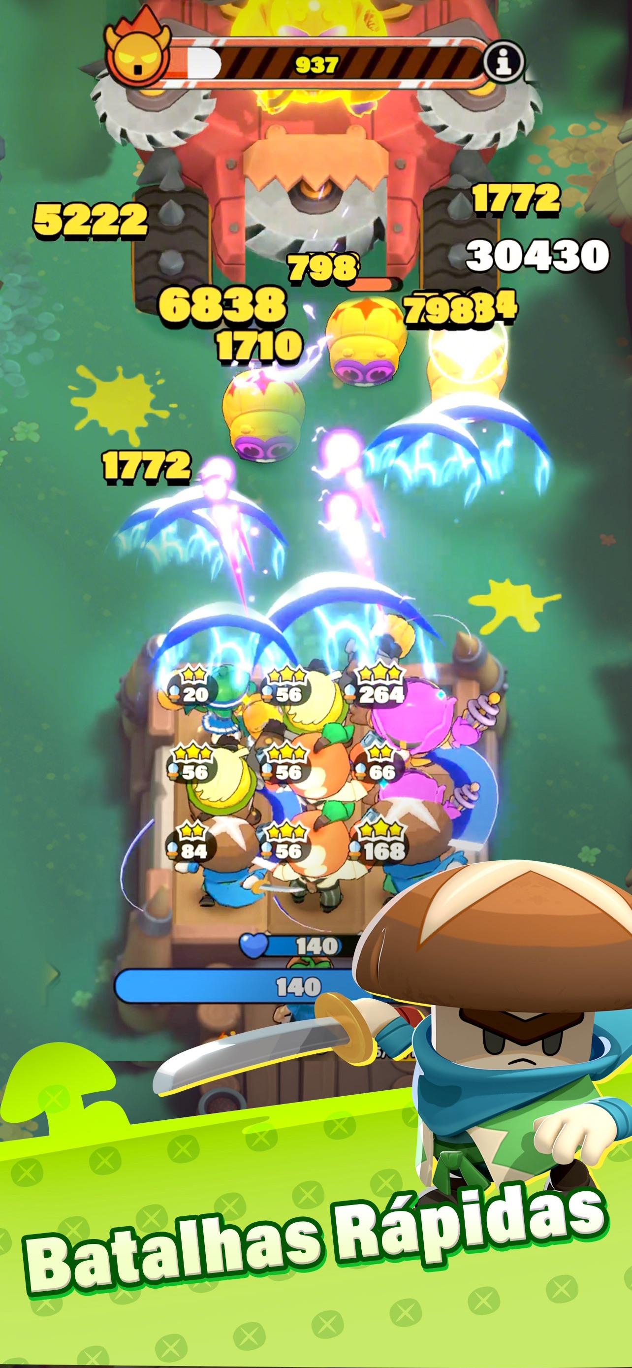Captura de ecrã 2 da app Plants on Fire: Attack&Defend