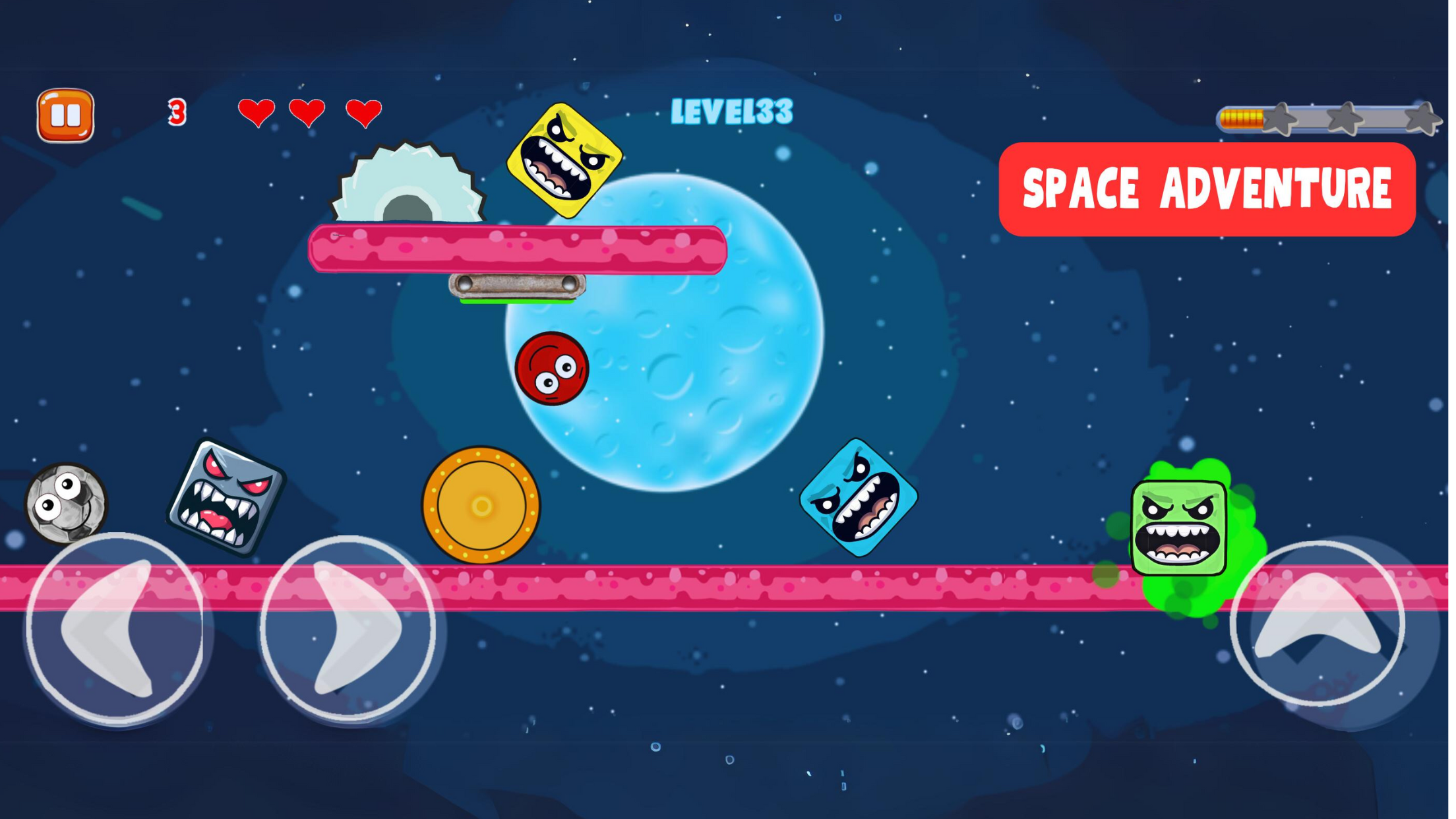 Captura de ecrã 2 da app Plants Ball 5 - Red Ball Game