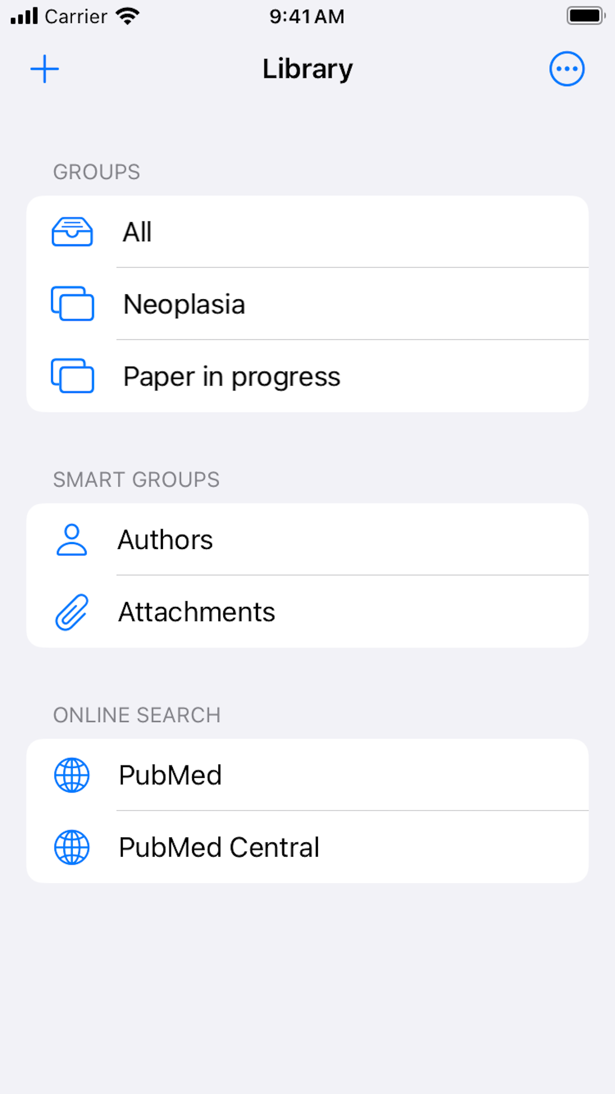 Captura de ecrã 2 da app PubMed On Tap
