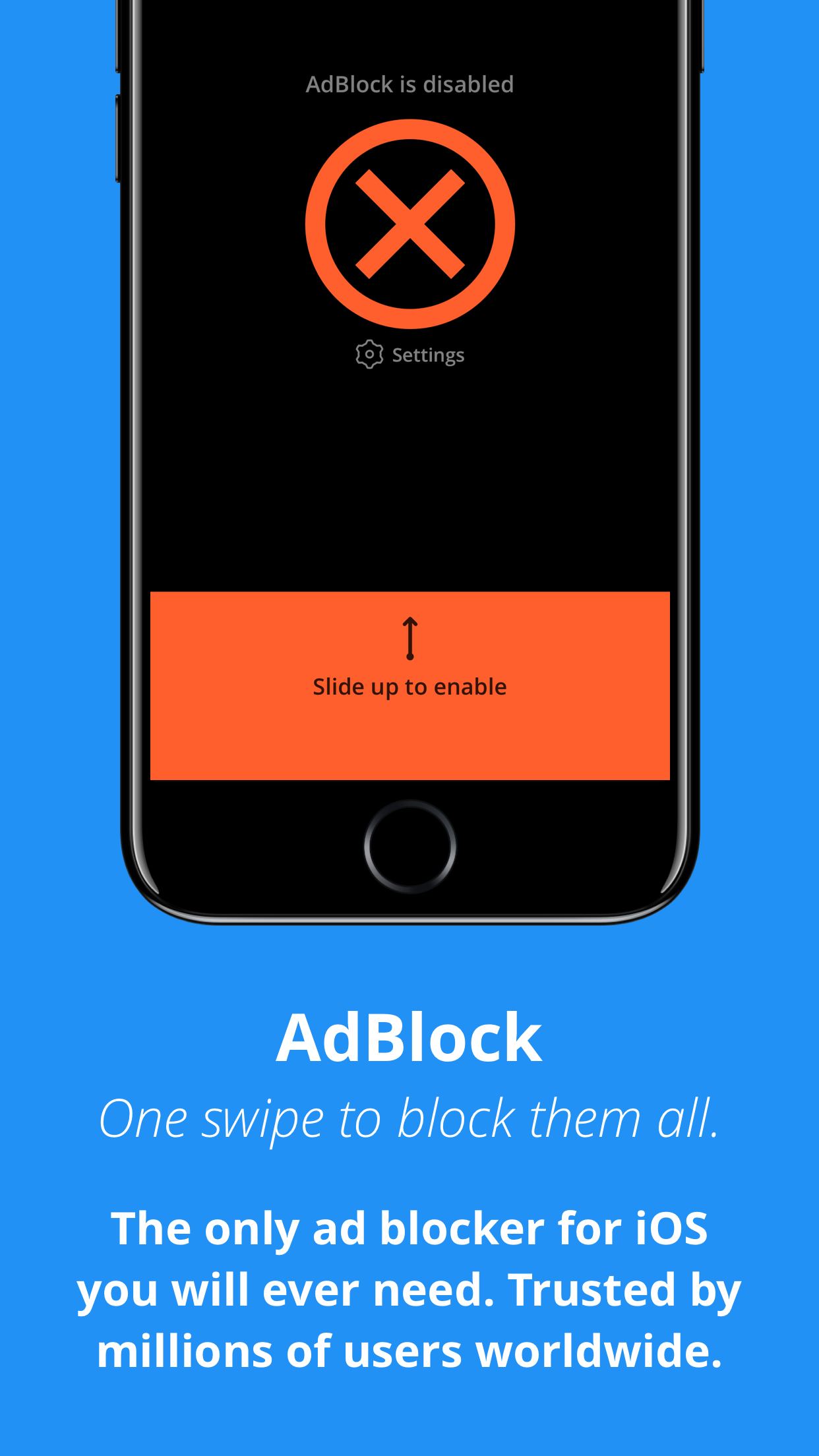 Captura de ecrã 1 da app AdBlock