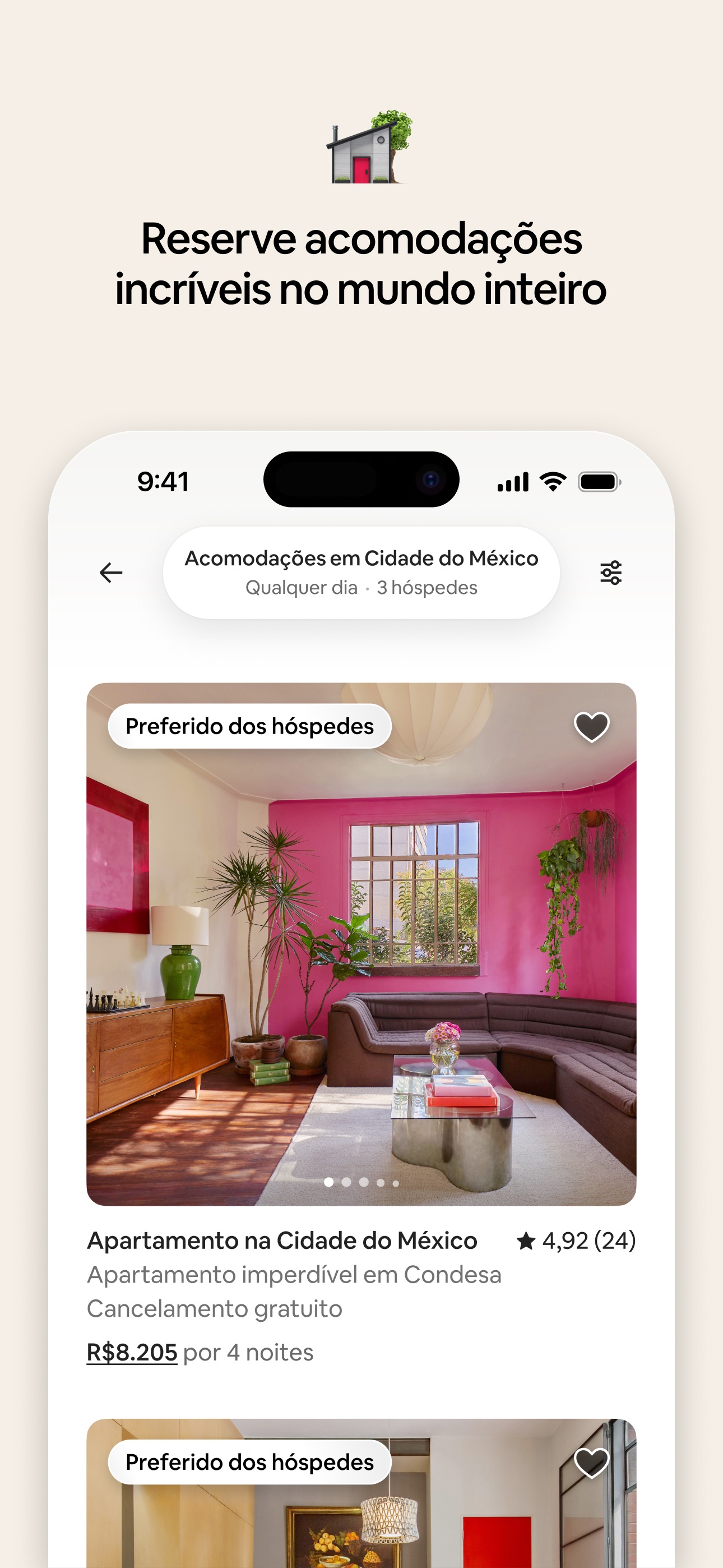 Captura de ecrã 2 da app Airbnb