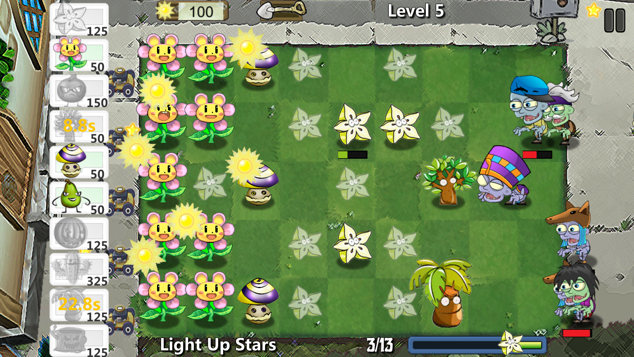 Captura de ecrã 4 da app Plants Battle II