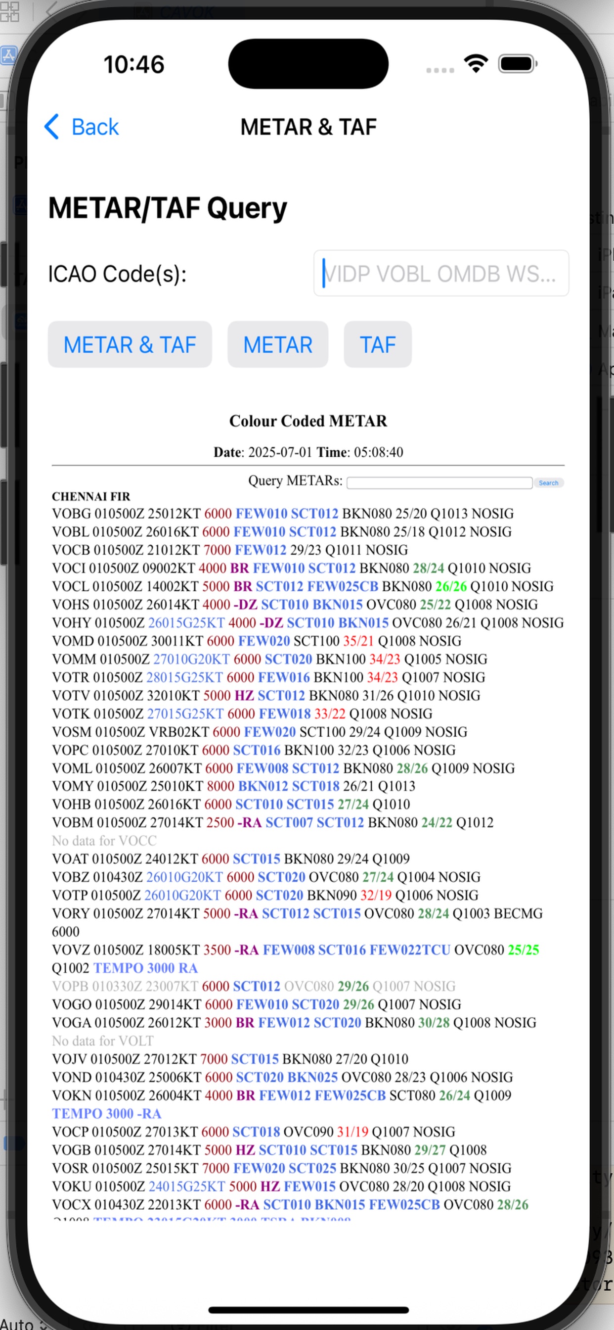 Captura de ecrã 4 da app WxWise