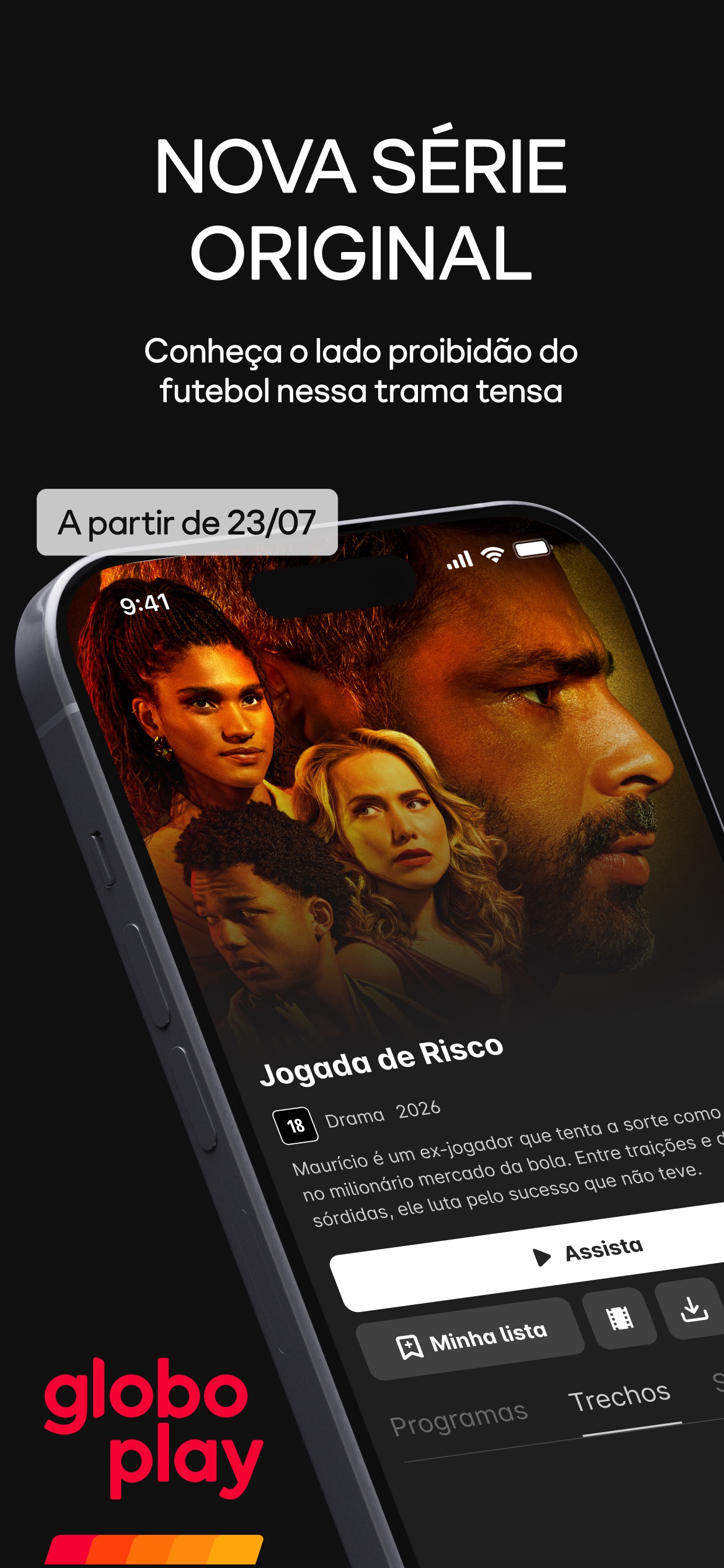 Captura de ecrã 1 da app Globoplay: Novelas, séries e +