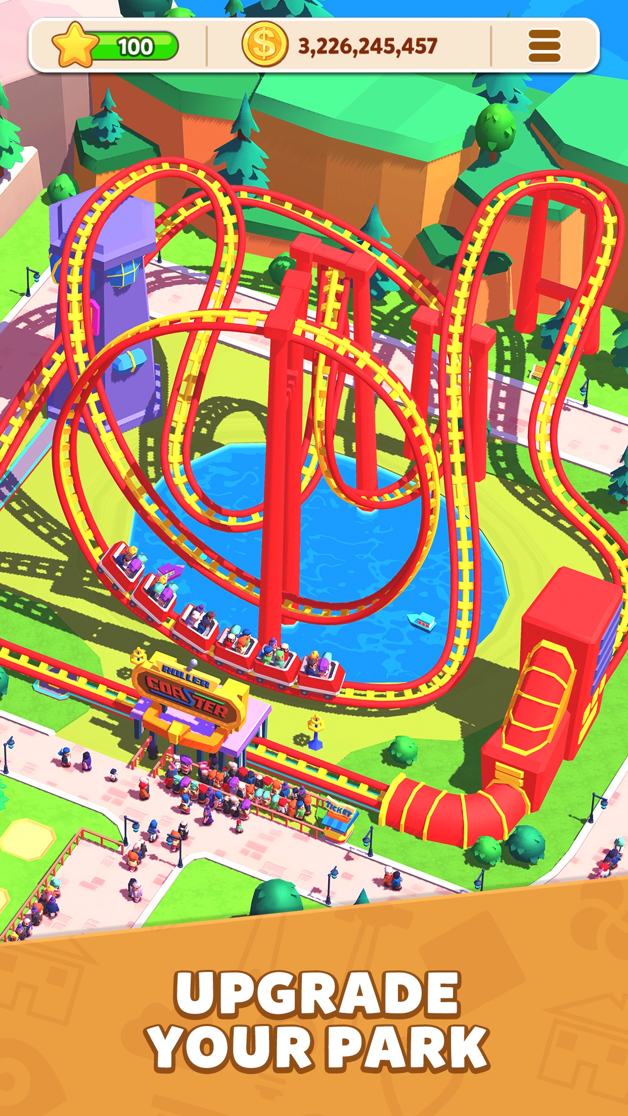 Captura de ecrã 3 da app Carnival Tycoon: Coin Games