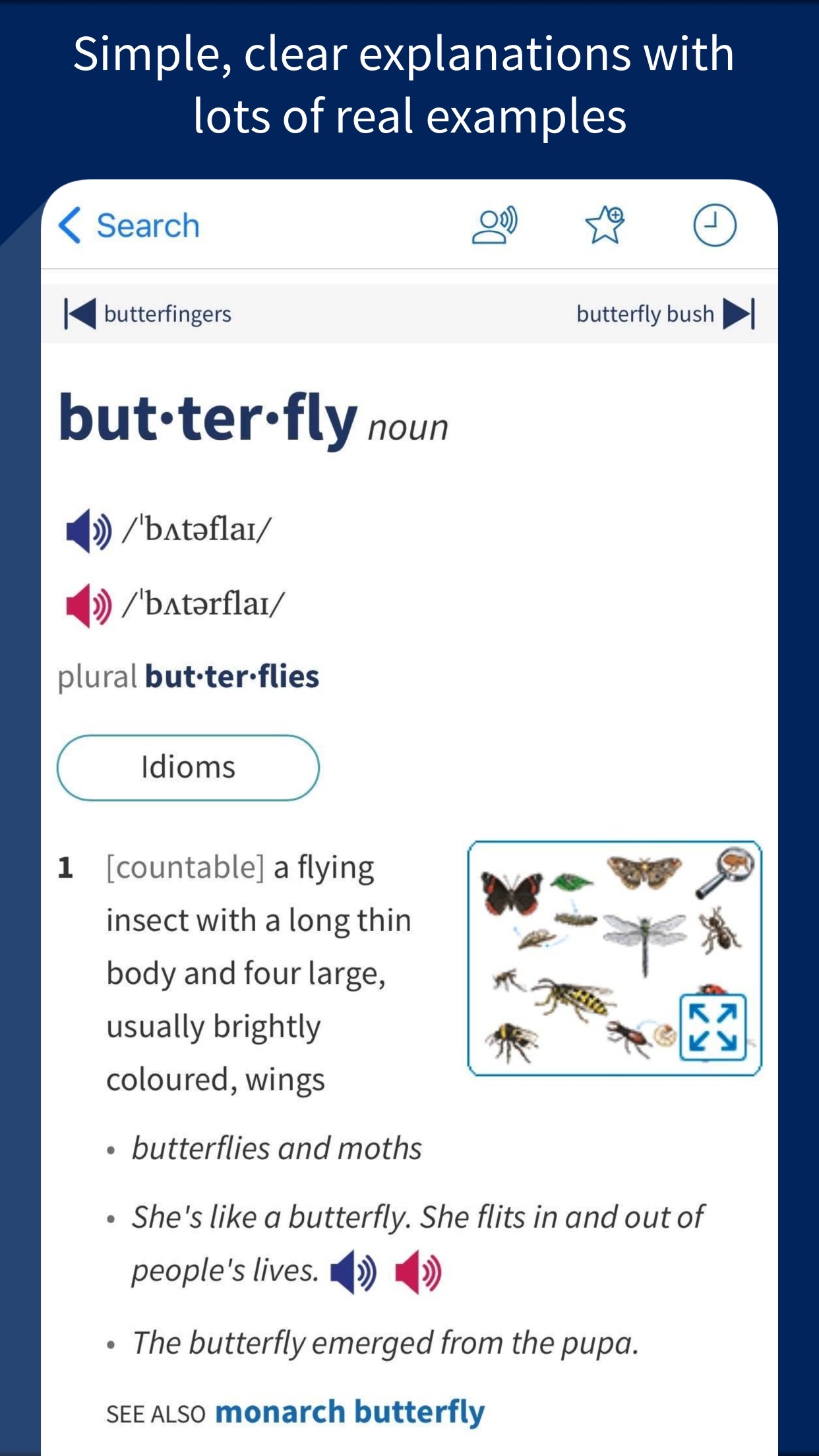 Captura de ecrã 2 da app Oxford Advanced Learner's Dict