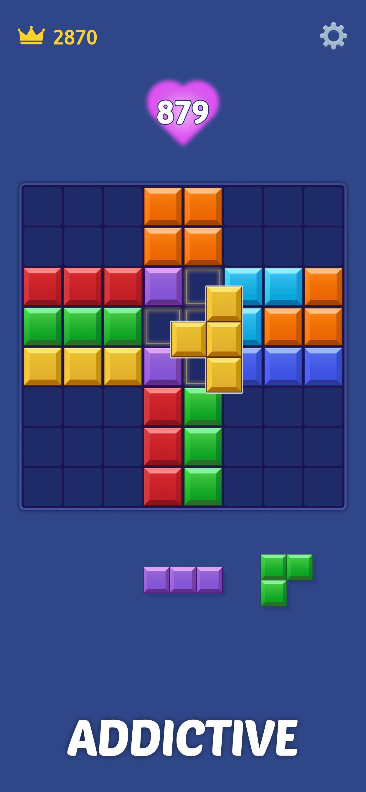 Captura de ecrã 2 da app X Block - Match Block Puzzle