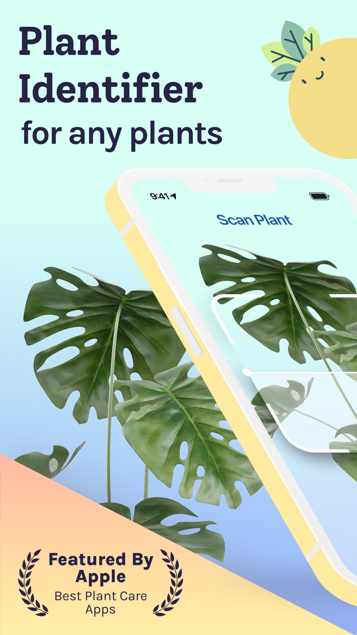 Captura de ecrã 1 da app Plant Identifier, Care: Planty