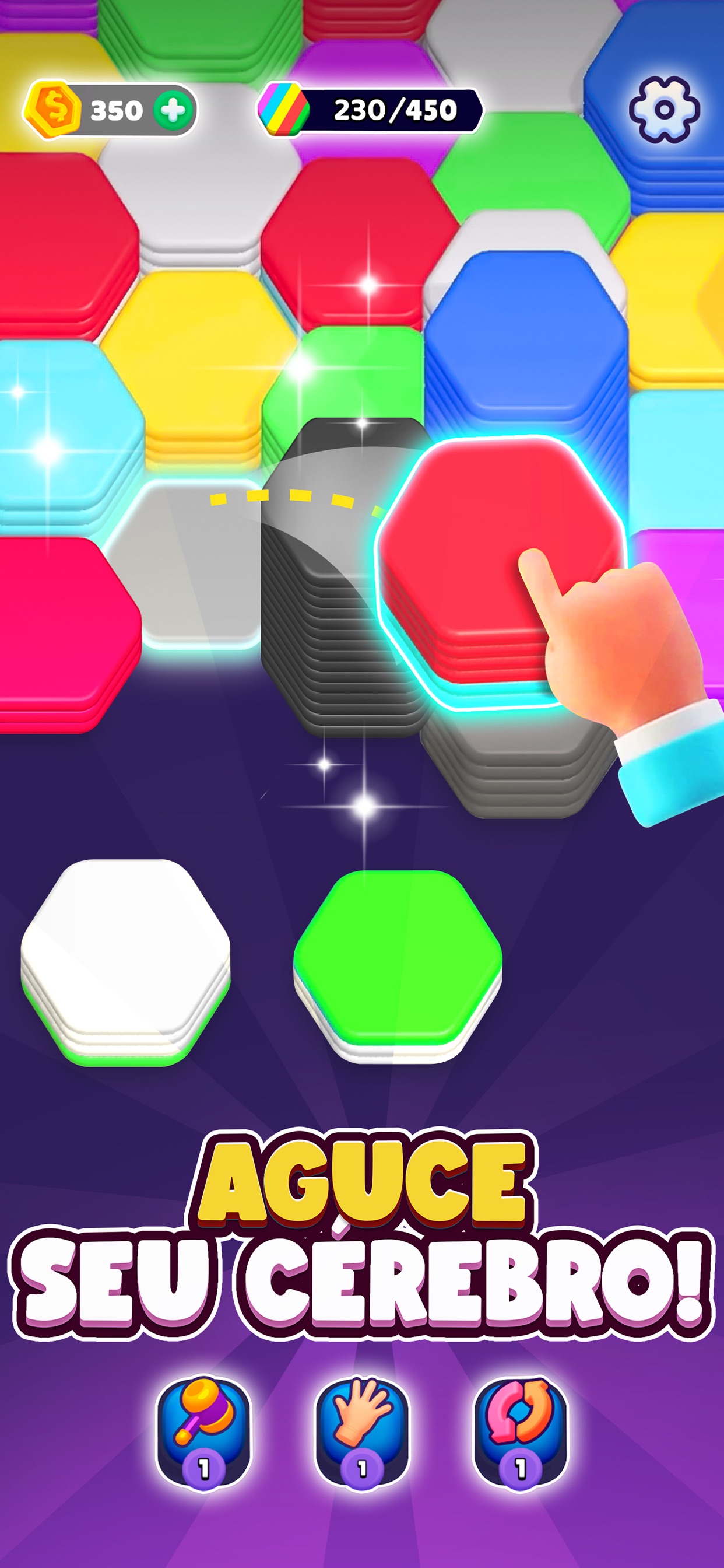 Captura de ecrã 1 da app Hexa Sort