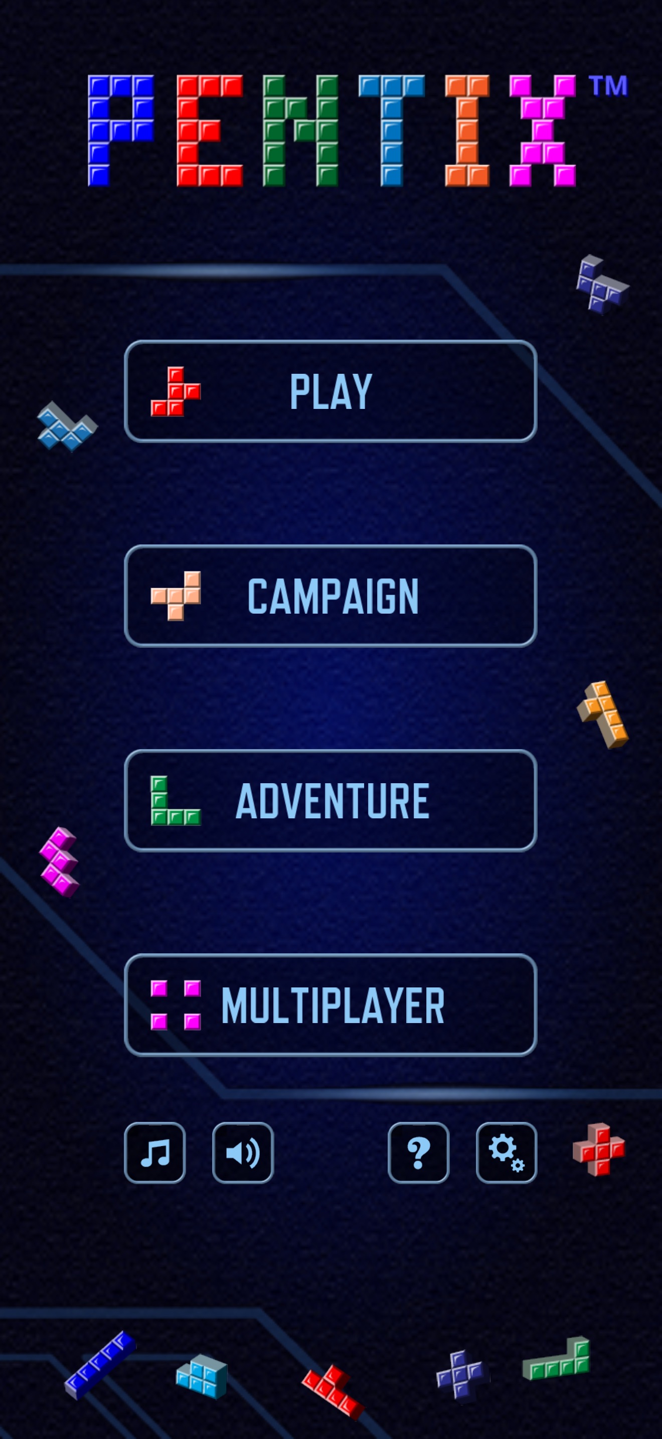 Captura de ecrã 1 da app Pentix - Block Puzzle PVP Game