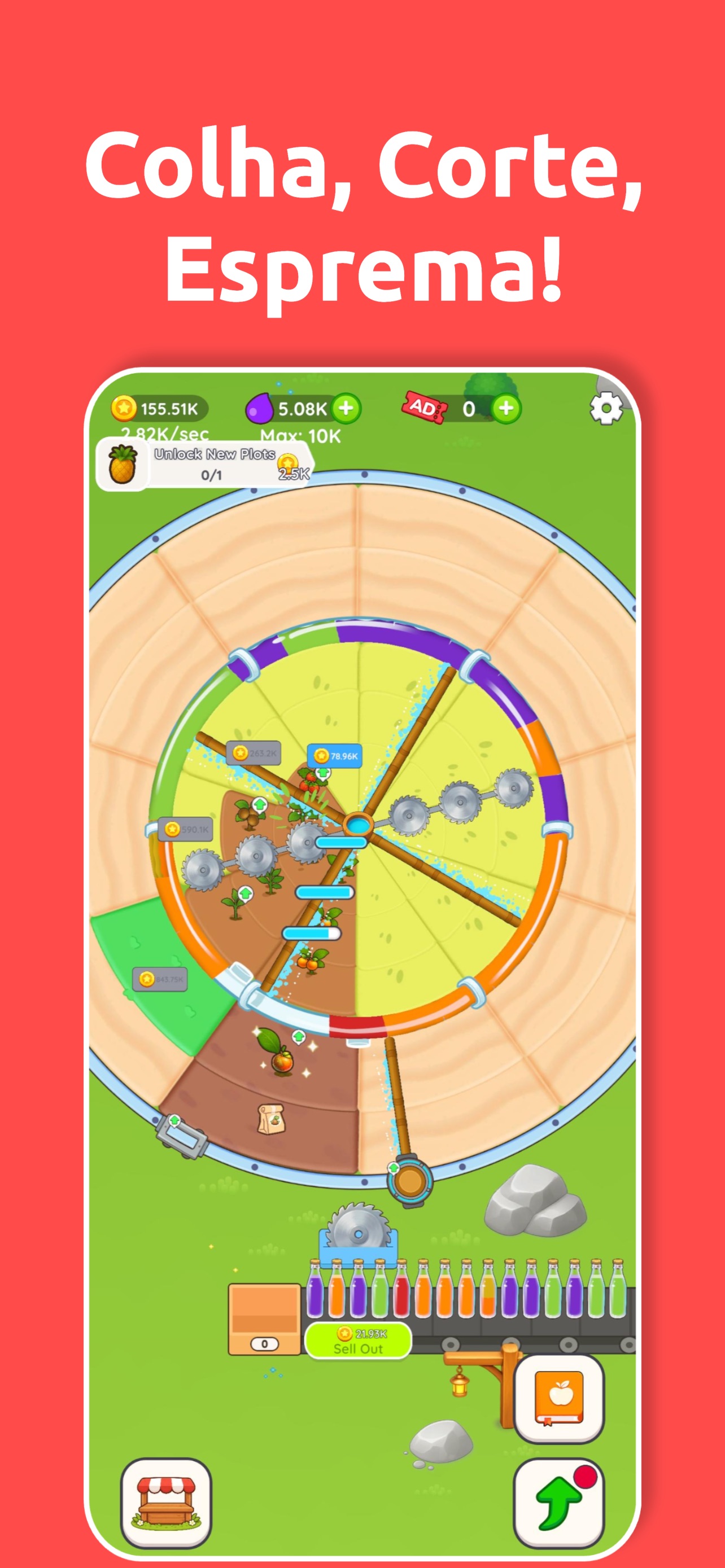 Captura de ecrã 1 da app Fruit Juice Farm