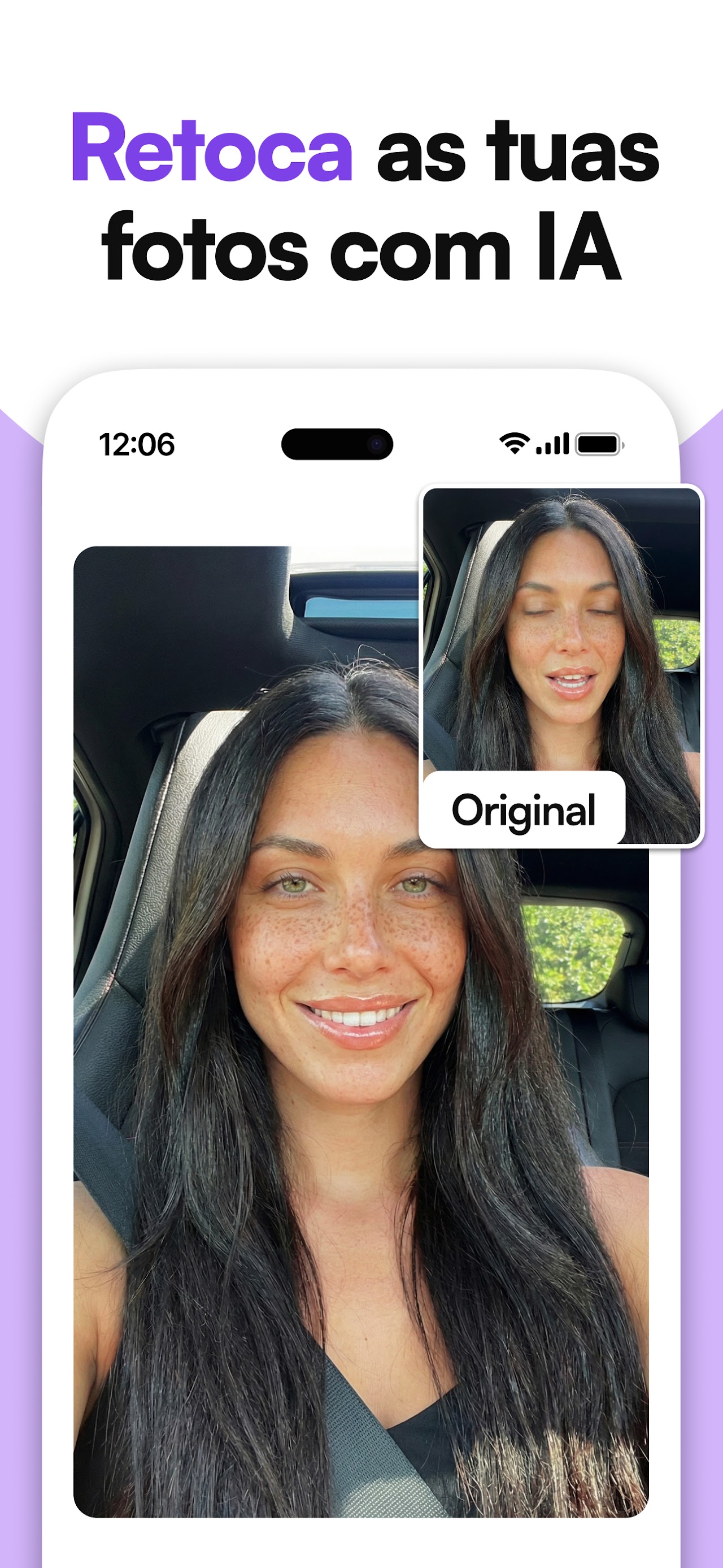 Captura de ecrã 2 da app Retake AI: Editor de Fotos
