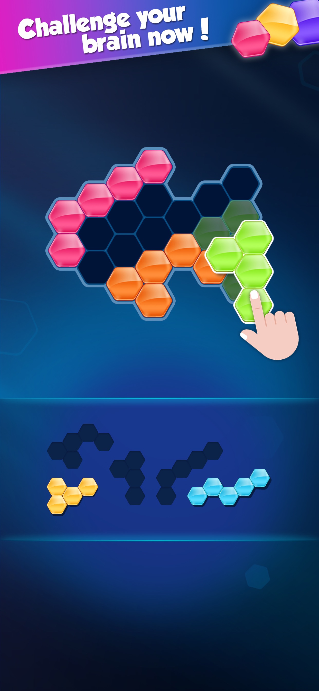 Captura de ecrã 3 da app Block! Hexa Puzzle™