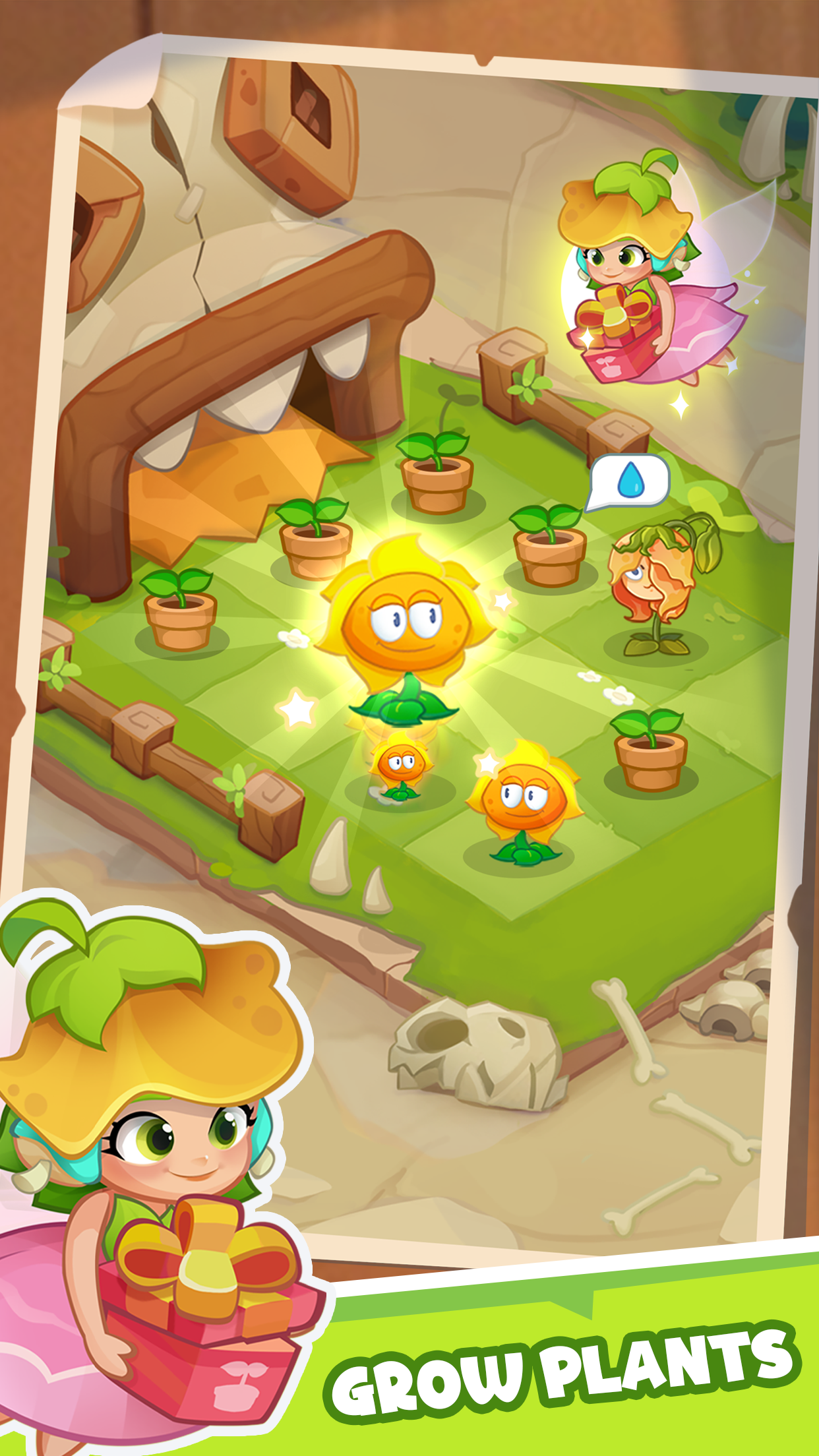 Captura de ecrã 2 da app Farm War Empires - Merge Plant