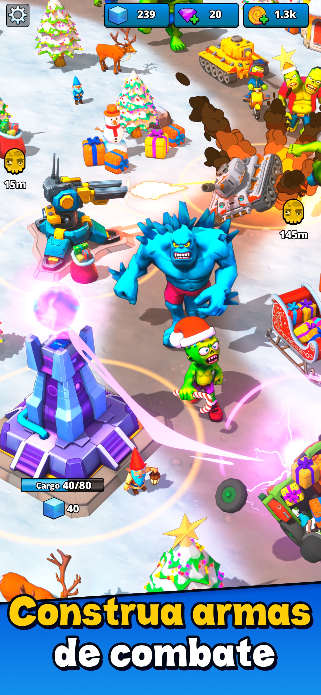 Captura de ecrã 3 da app Aliens vs Zombies: Invasão