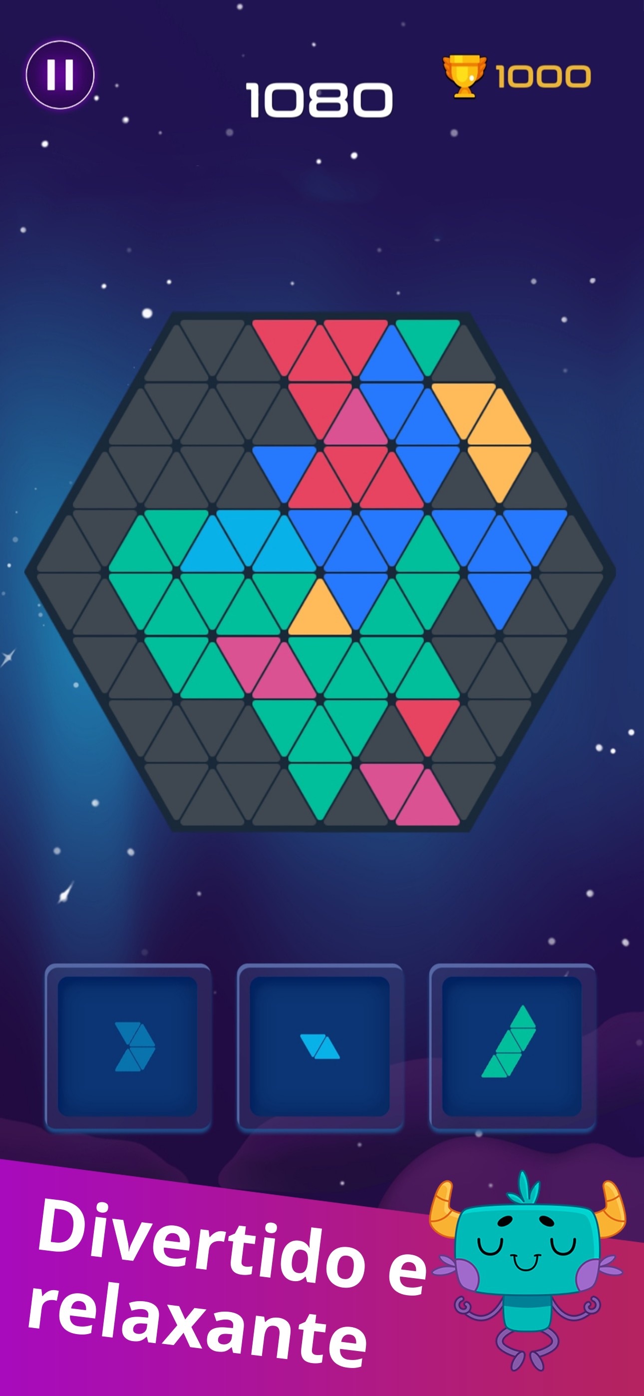 Captura de ecrã 2 da app TriBlok: Jogos Inteligentes