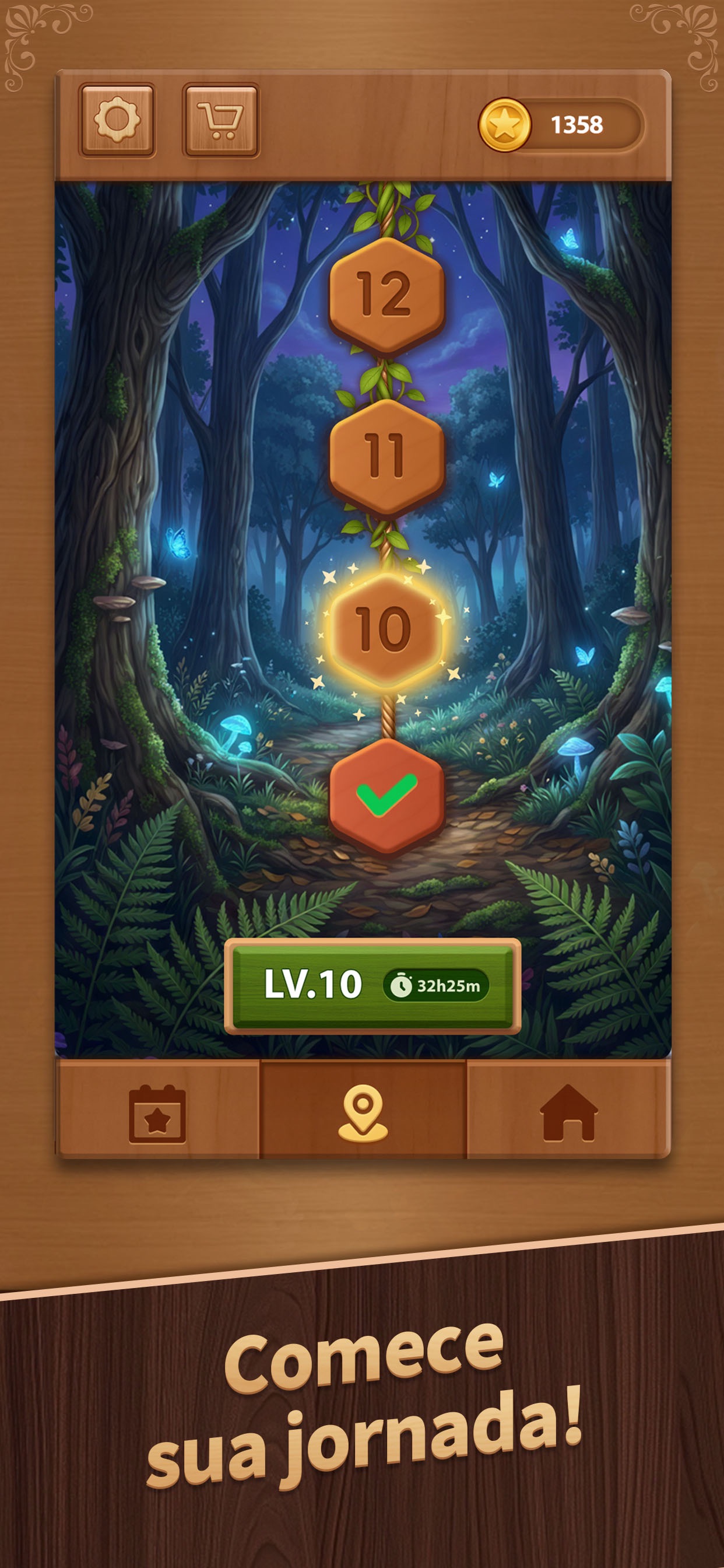 Captura de ecrã 2 da app Wood Block Puzzle - Block Game
