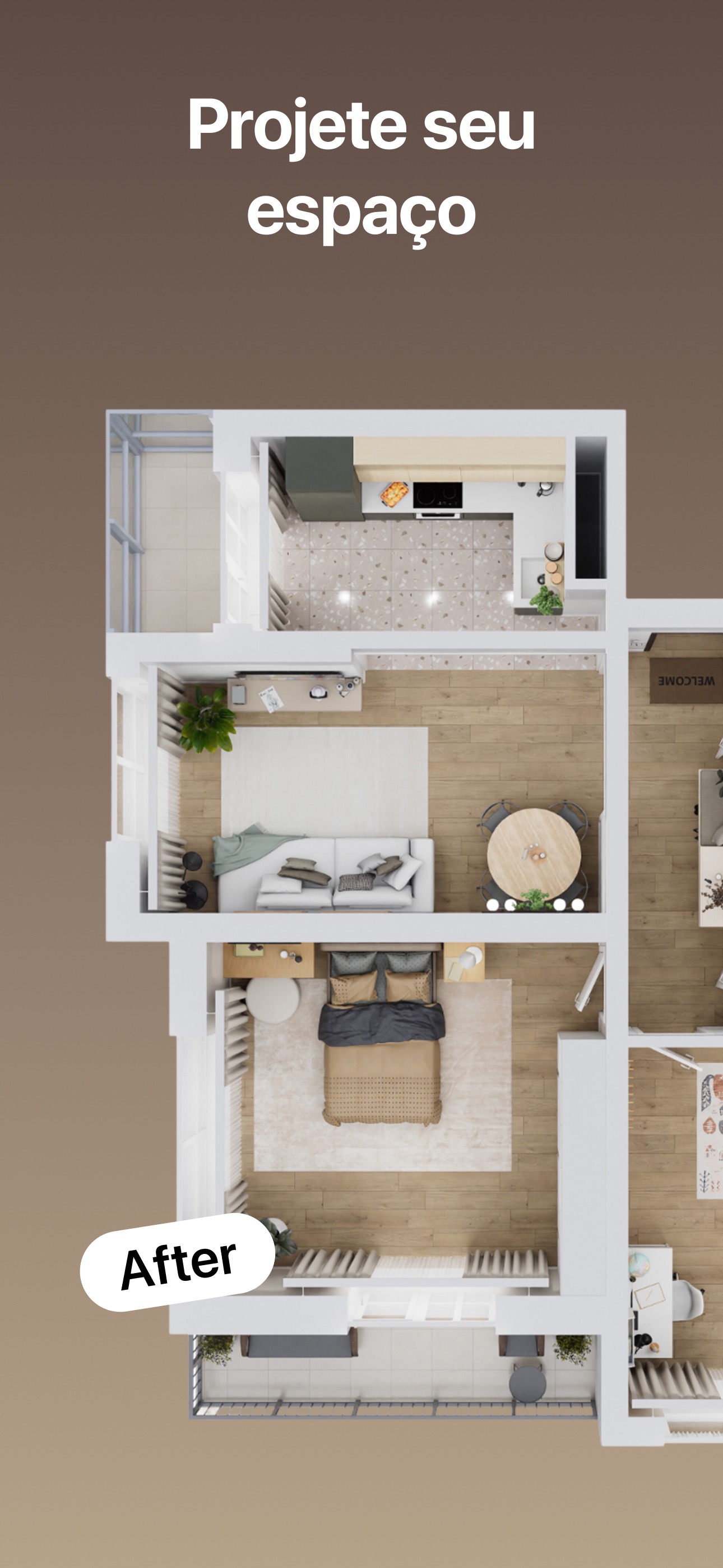 Captura de ecrã 2 da app Planta casa IA: Decoração 3D