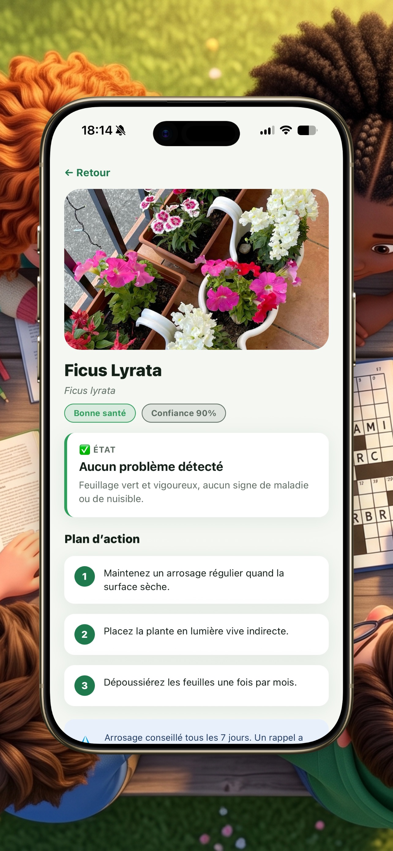 Captura de ecrã 4 da app Flora AI: Plant Identifier