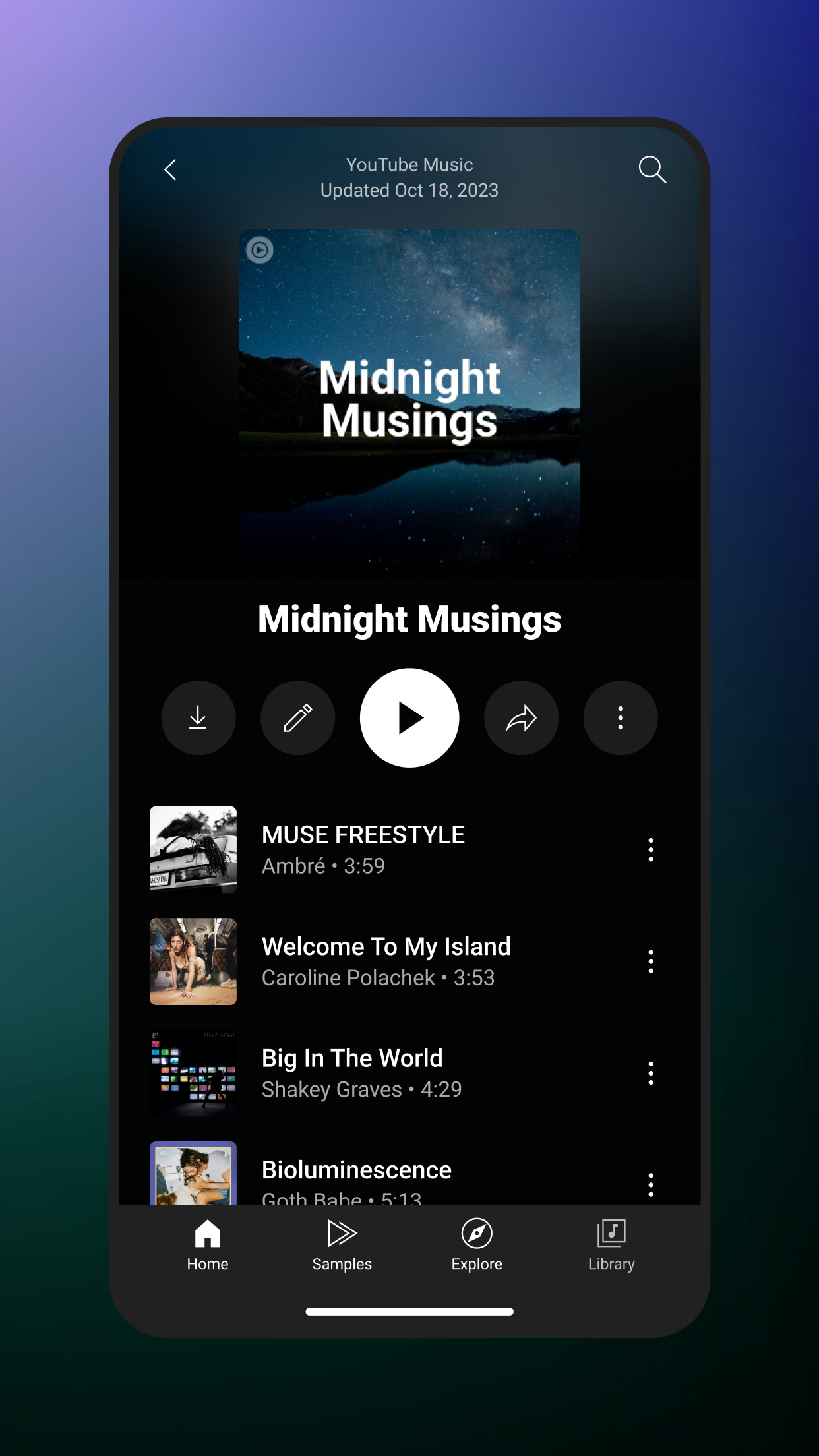 Captura de ecrã 4 da app YouTube Music