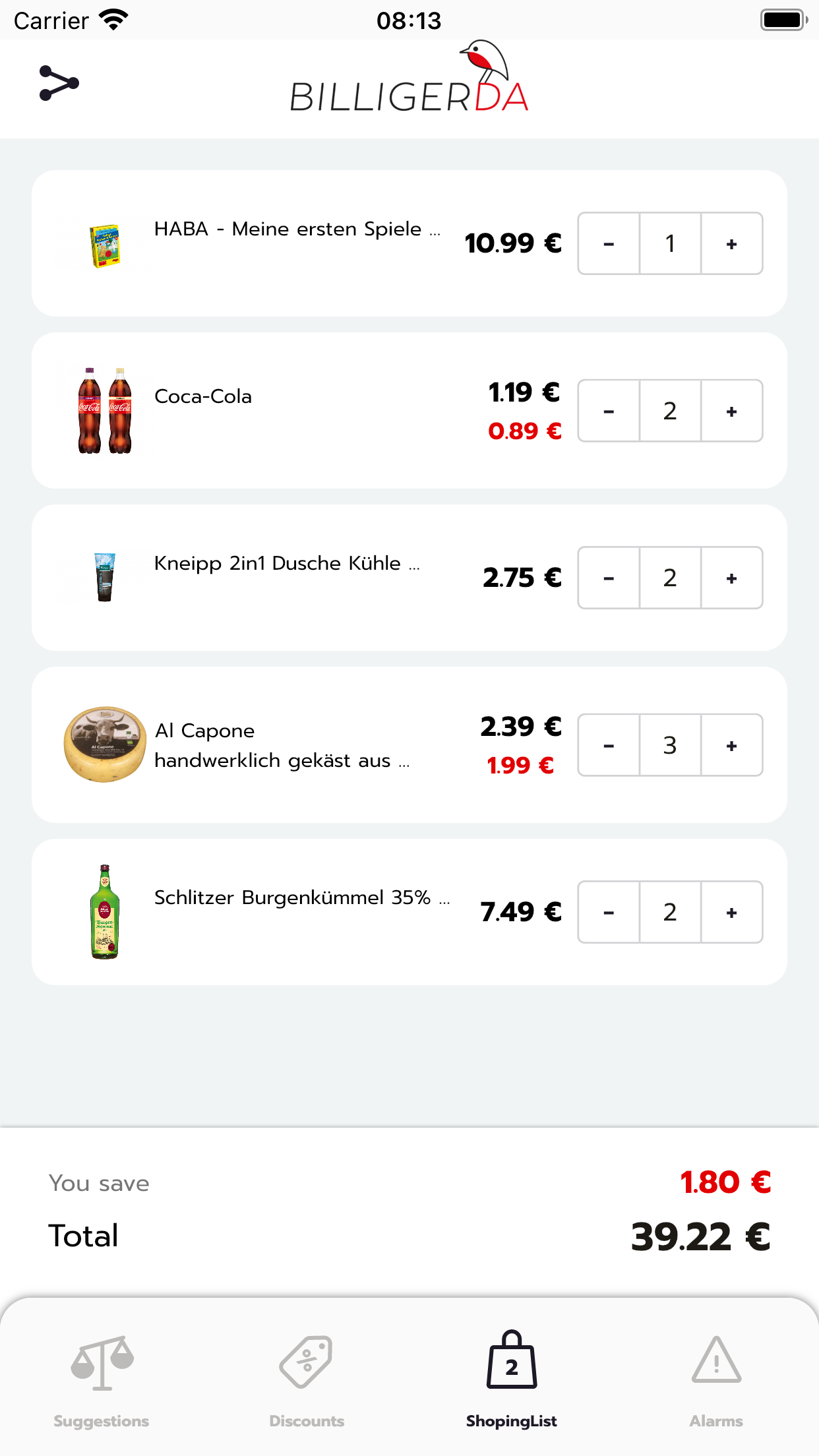 Captura de ecrã 3 da app Billigerda
