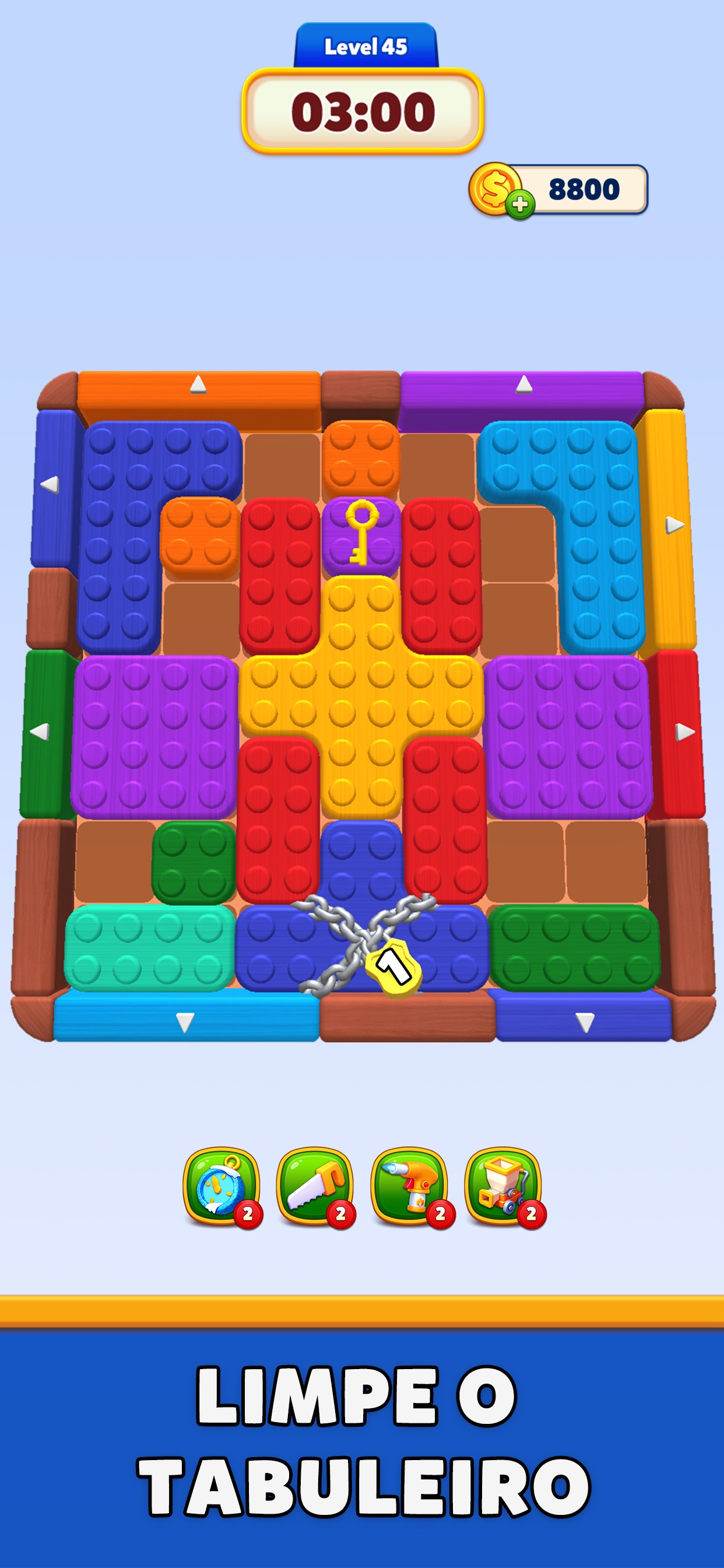 Captura de ecrã 1 da app Color Block Run - Puzzle