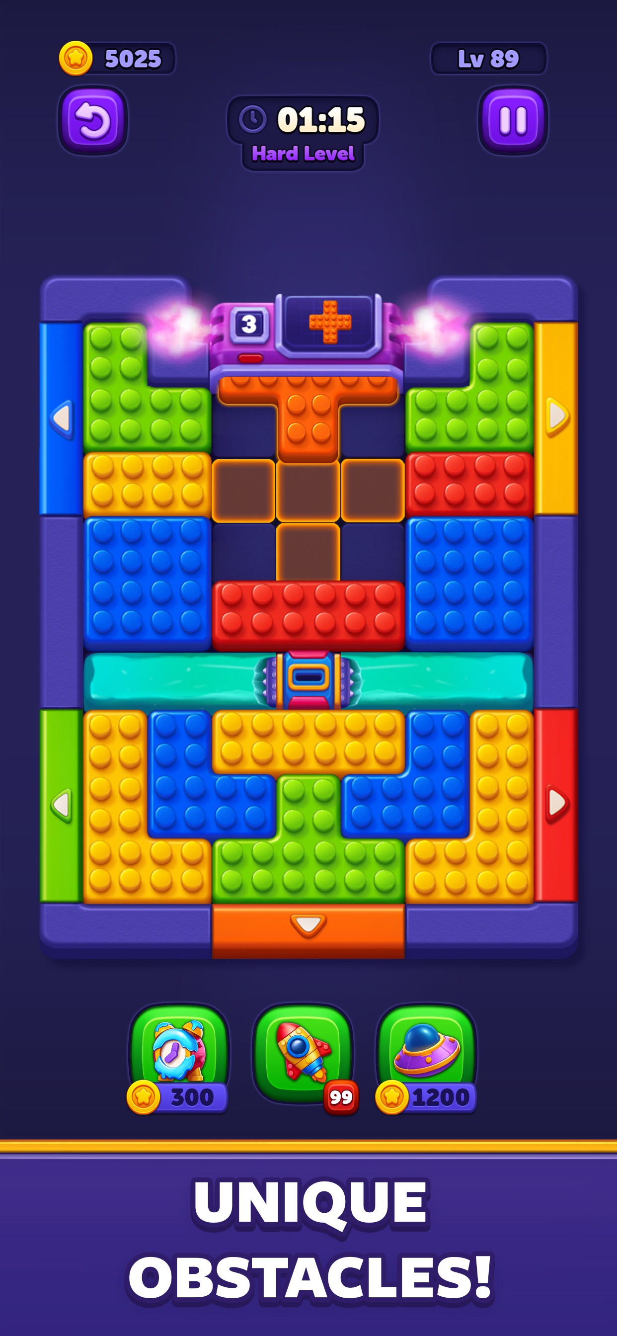 Captura de ecrã 4 da app Block Out! - Color Sort Puzzle