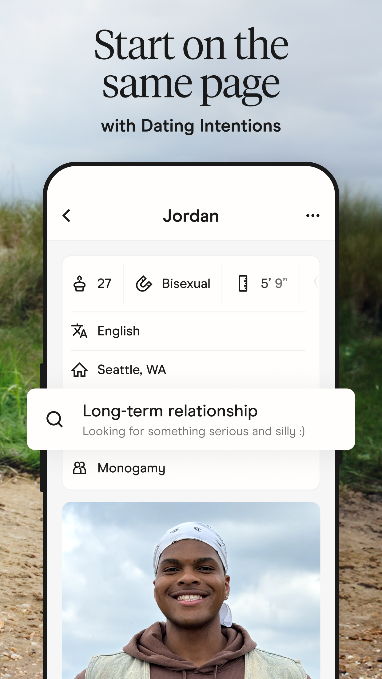 Captura de ecrã 3 da app Hinge: Encontros e Relações
