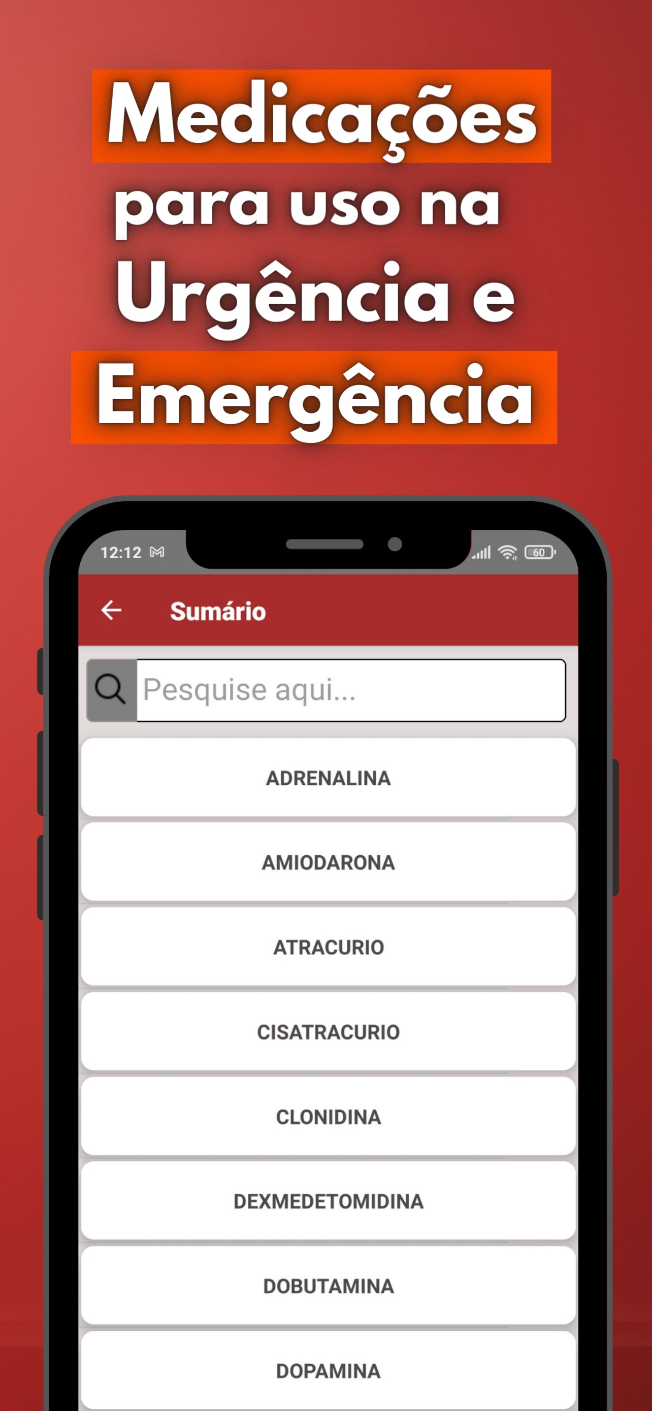 Captura de ecrã 4 da app Drugs Infusion: Dose certa IV