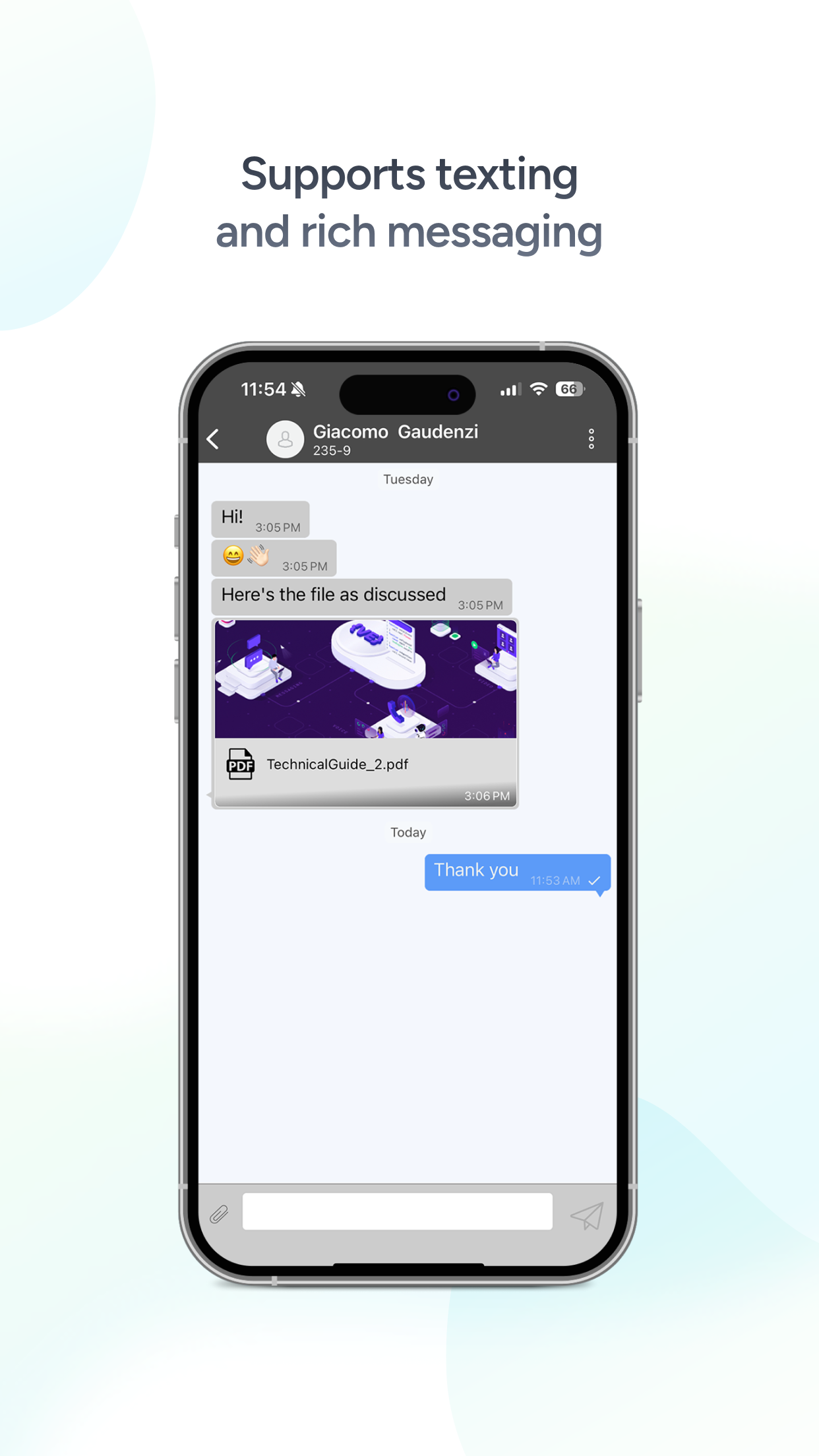 Captura de ecrã 3 da app Groundwire: VoIP SIP Softphone