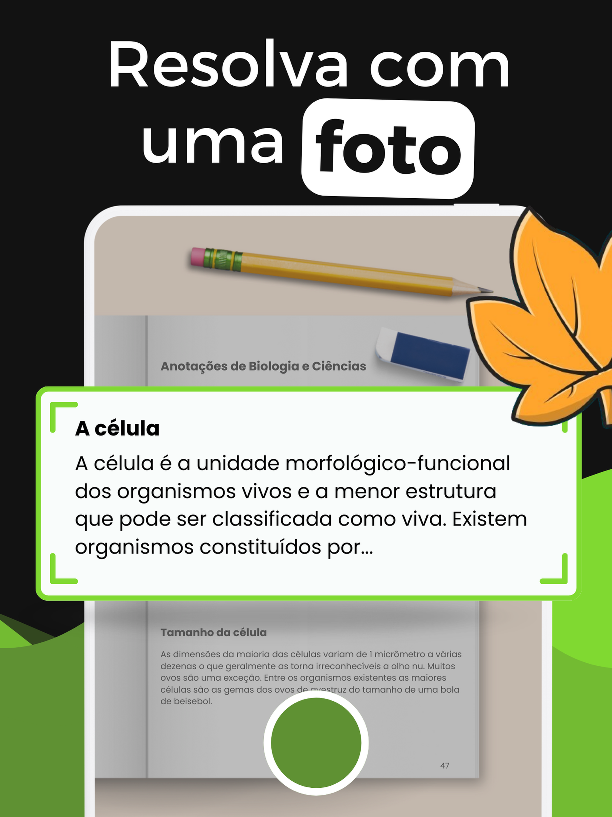 Captura de ecrã 2 da app Biologia Master Animal Planta