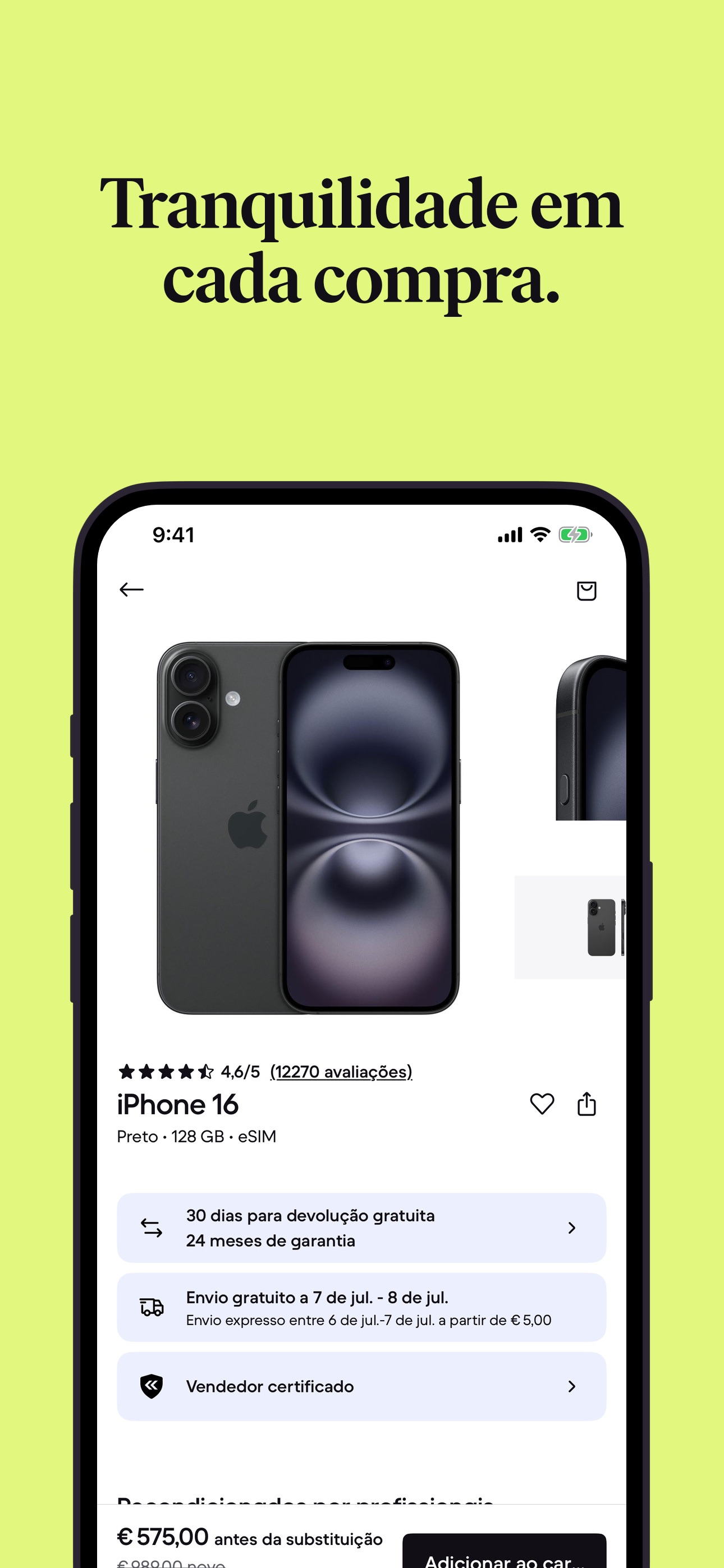 Captura de ecrã 3 da app Back Market Comprar por menos