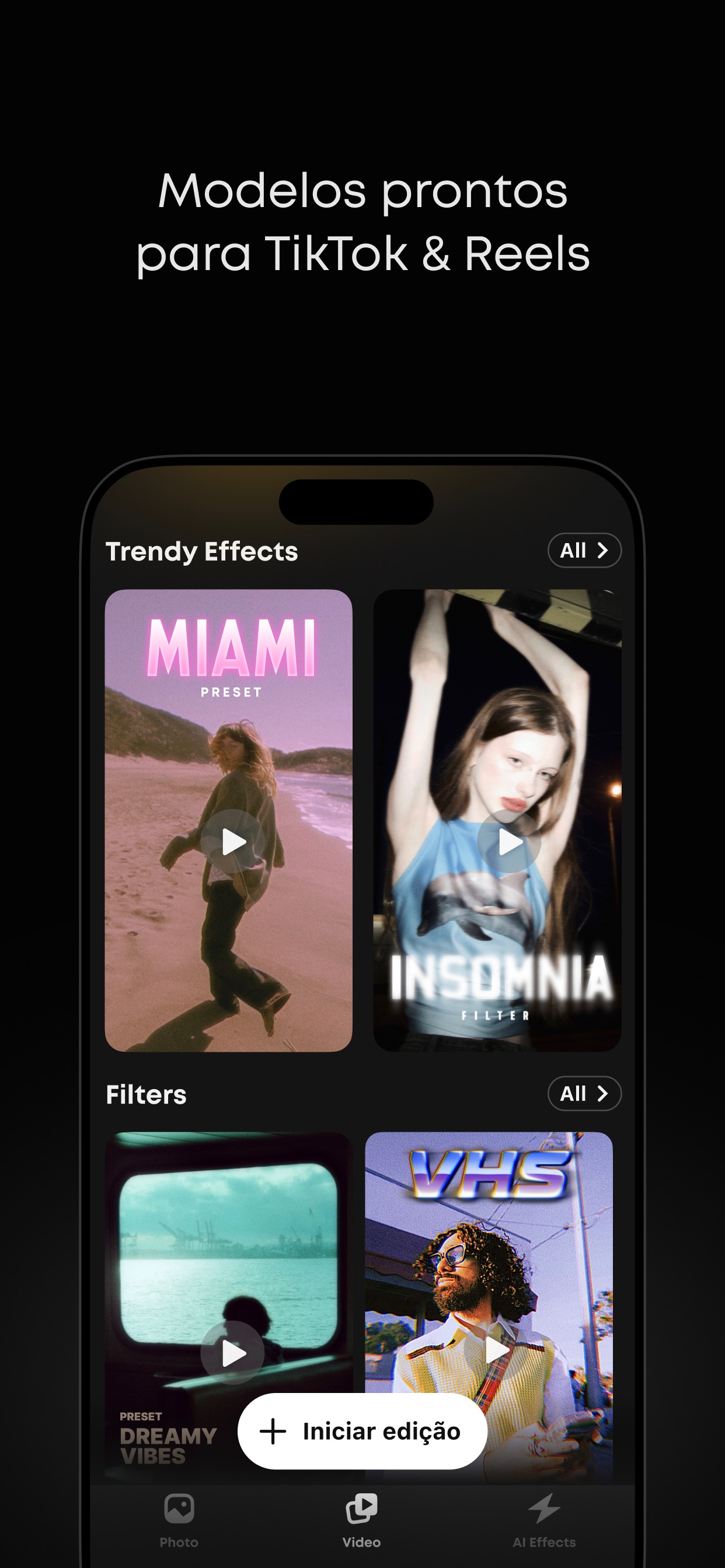 Captura de ecrã 4 da app Prequel: Efeitos e Filtros