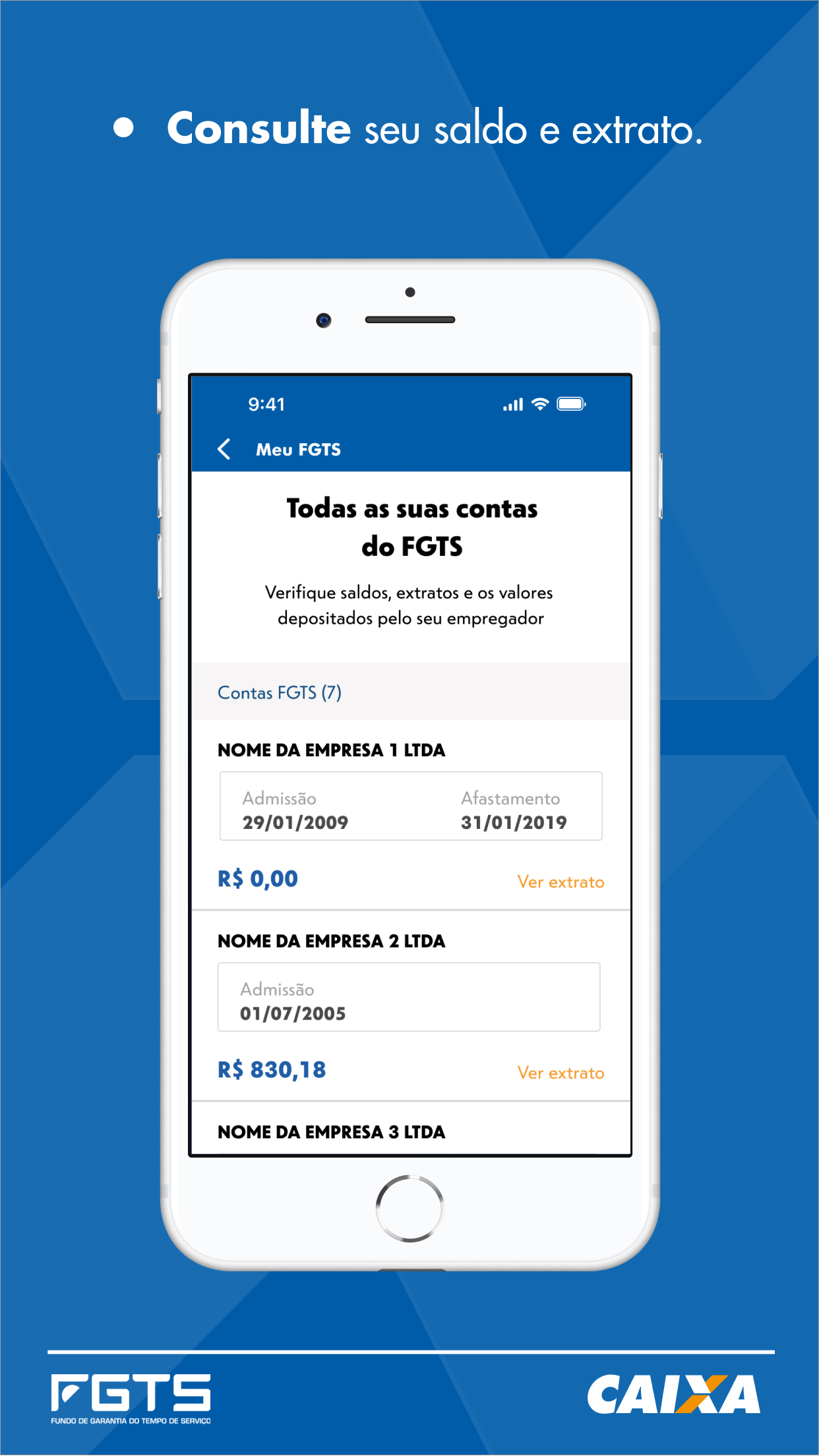 Captura de ecrã 4 da app FGTS