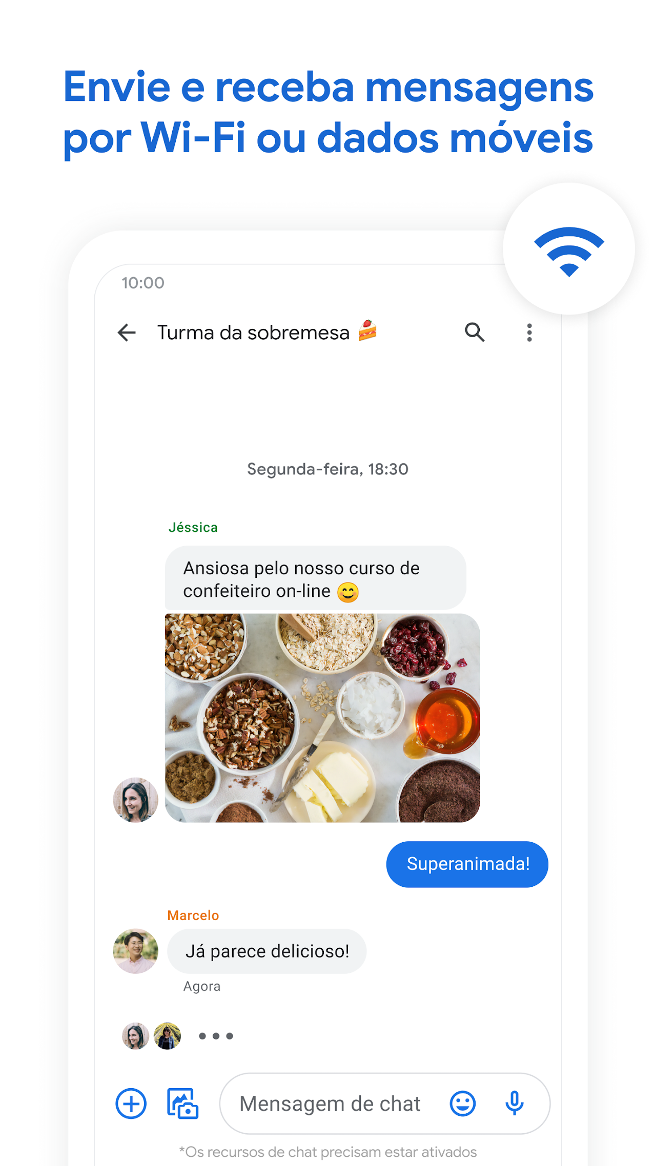 Captura de ecrã 1 da app Mensagens da Google