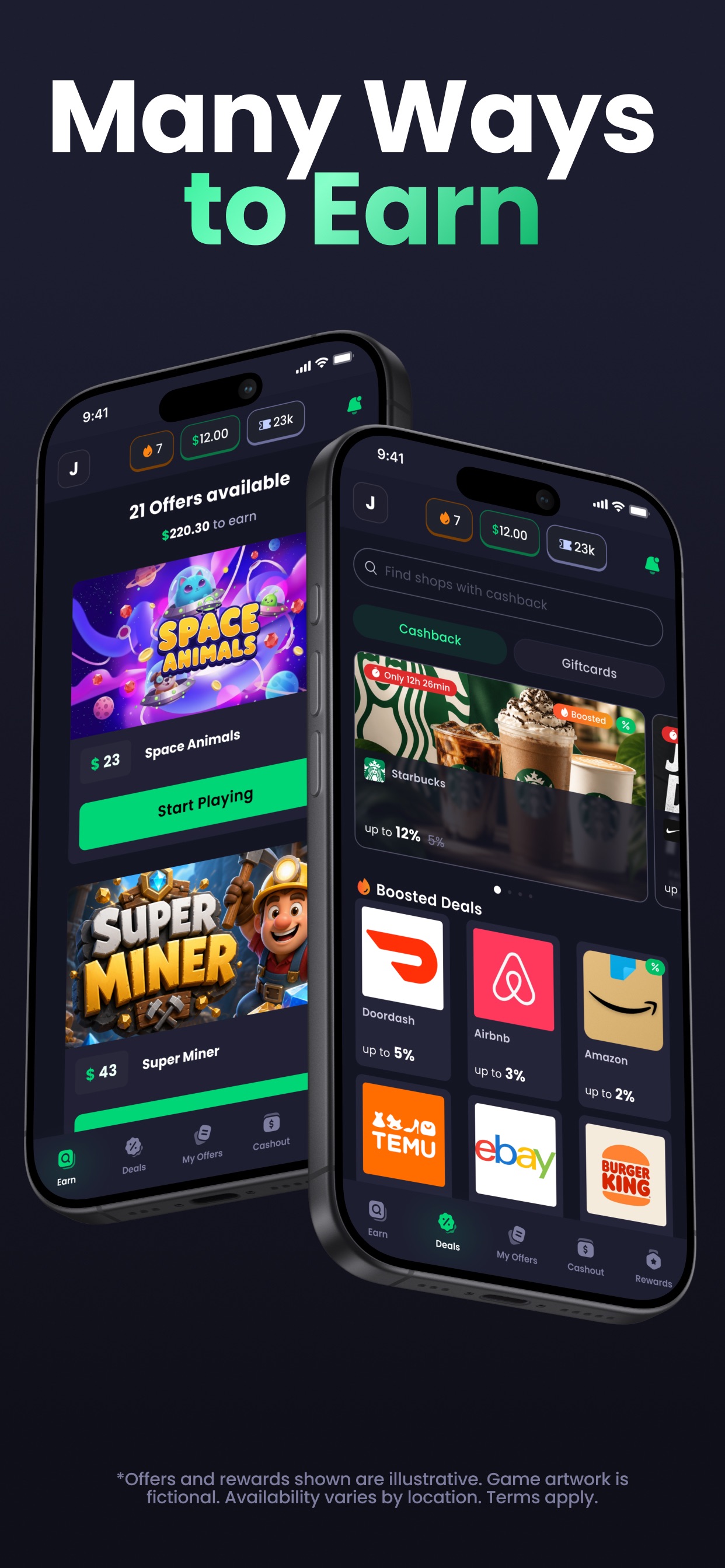 Captura de ecrã 3 da app Freecash - Get Paid Real Money