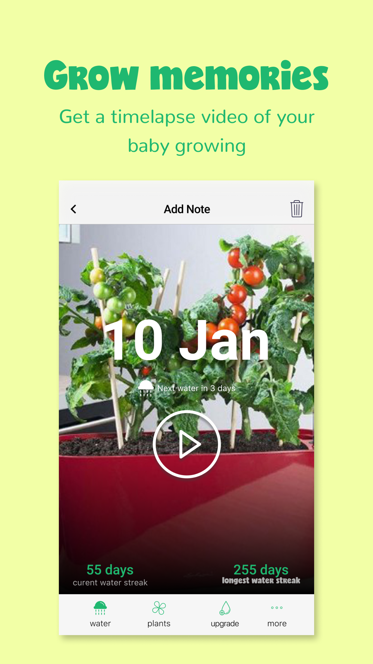 Captura de ecrã 3 da app Happy Plant - No Water Thirst
