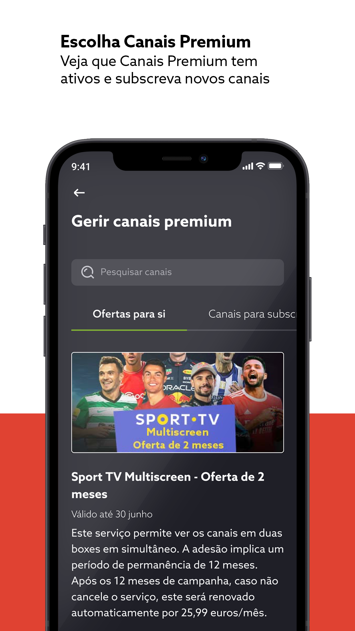 Captura de ecrã 4 da app my NOS