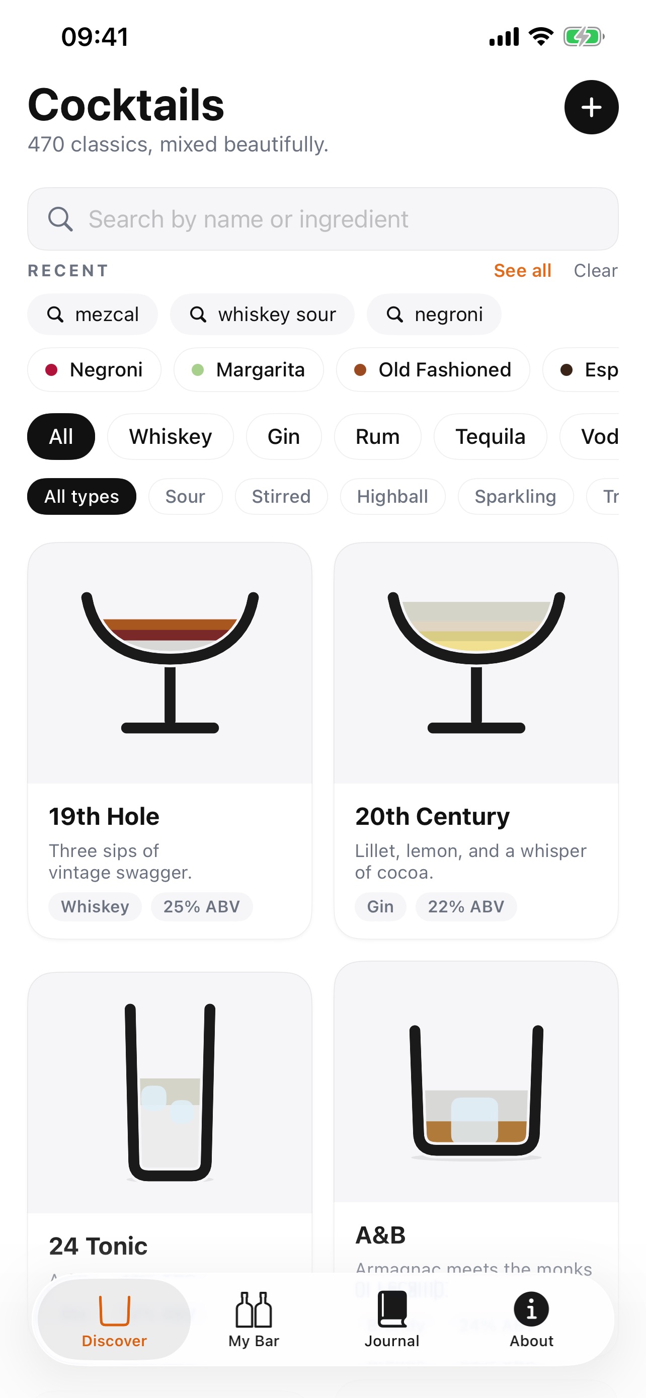 Captura de ecrã 1 da app Cocktails: Mixed Beautifully