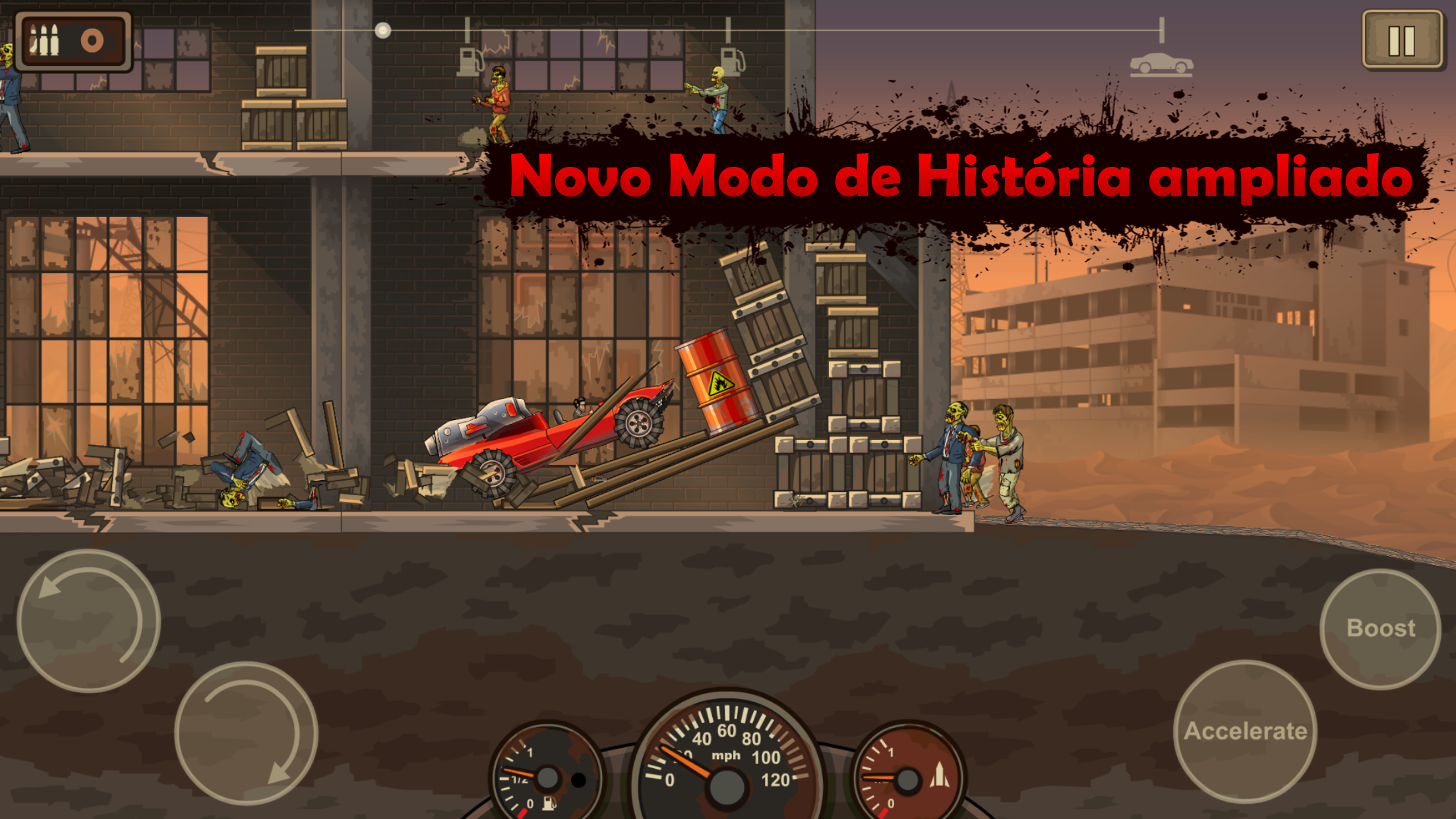 Captura de ecrã 2 da app Earn to Die 2