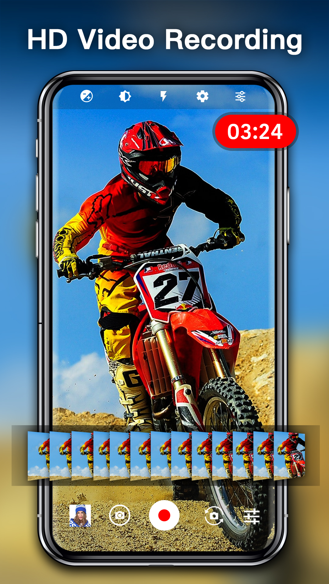 Captura de ecrã 4 da app Câmera profissional: Câmera HD