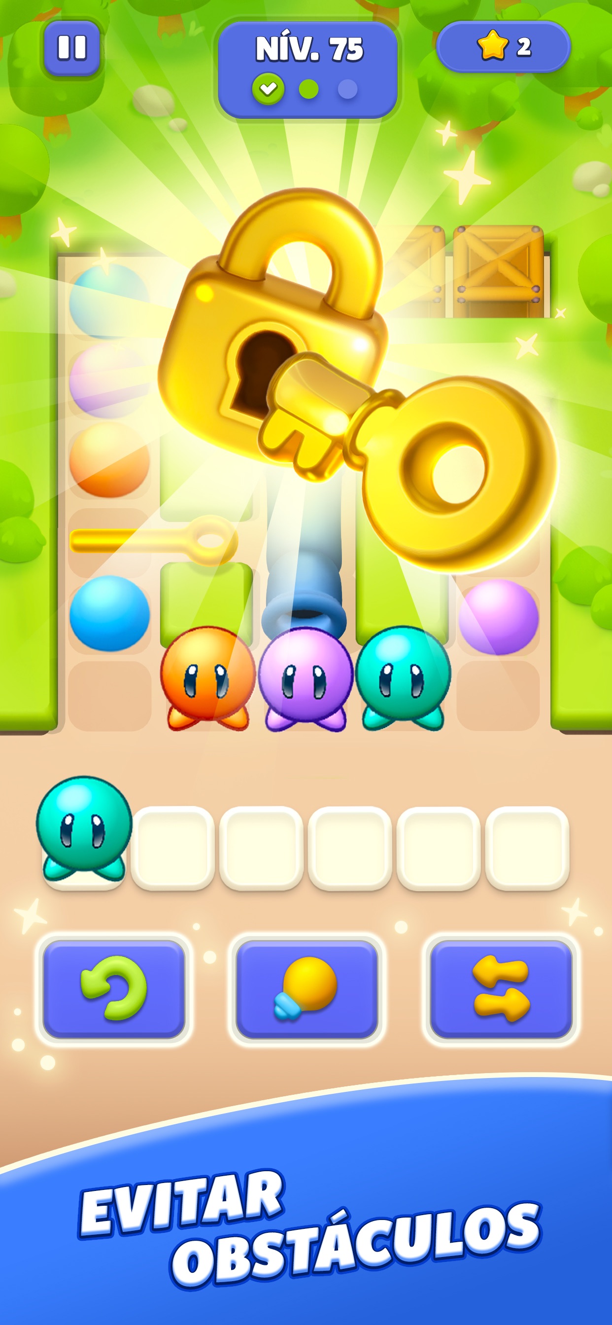 Captura de ecrã 3 da app Bubble Jam - Puzzle de Blocos